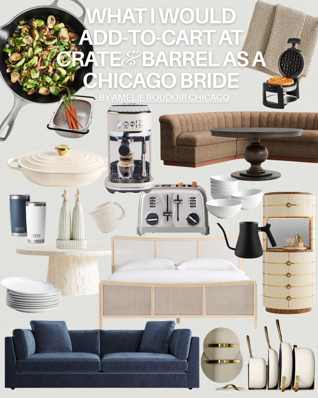 What I would add-to-cart at Crate&amp;Barrel as a chicago bride