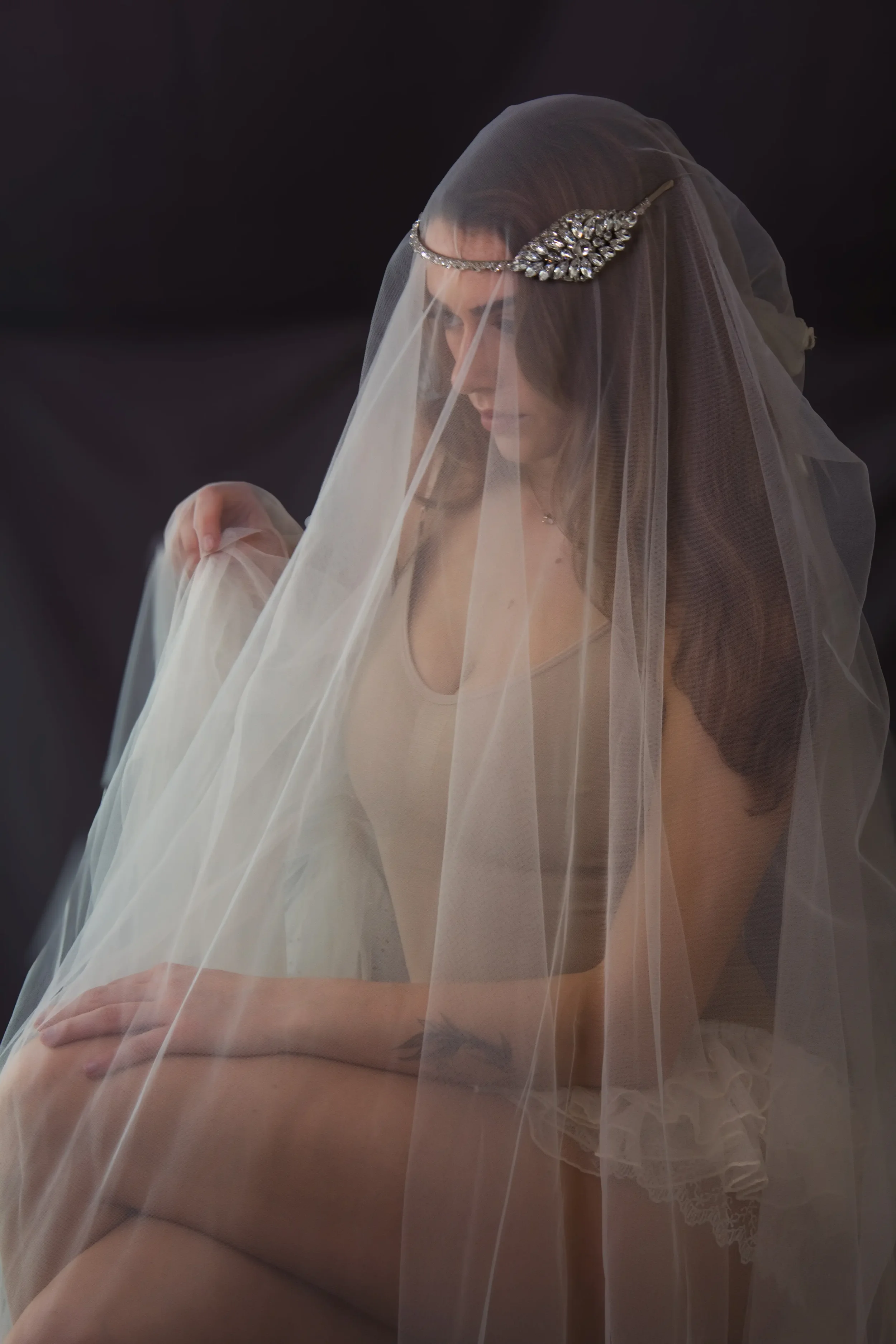 bridal boudoir in chicagoland