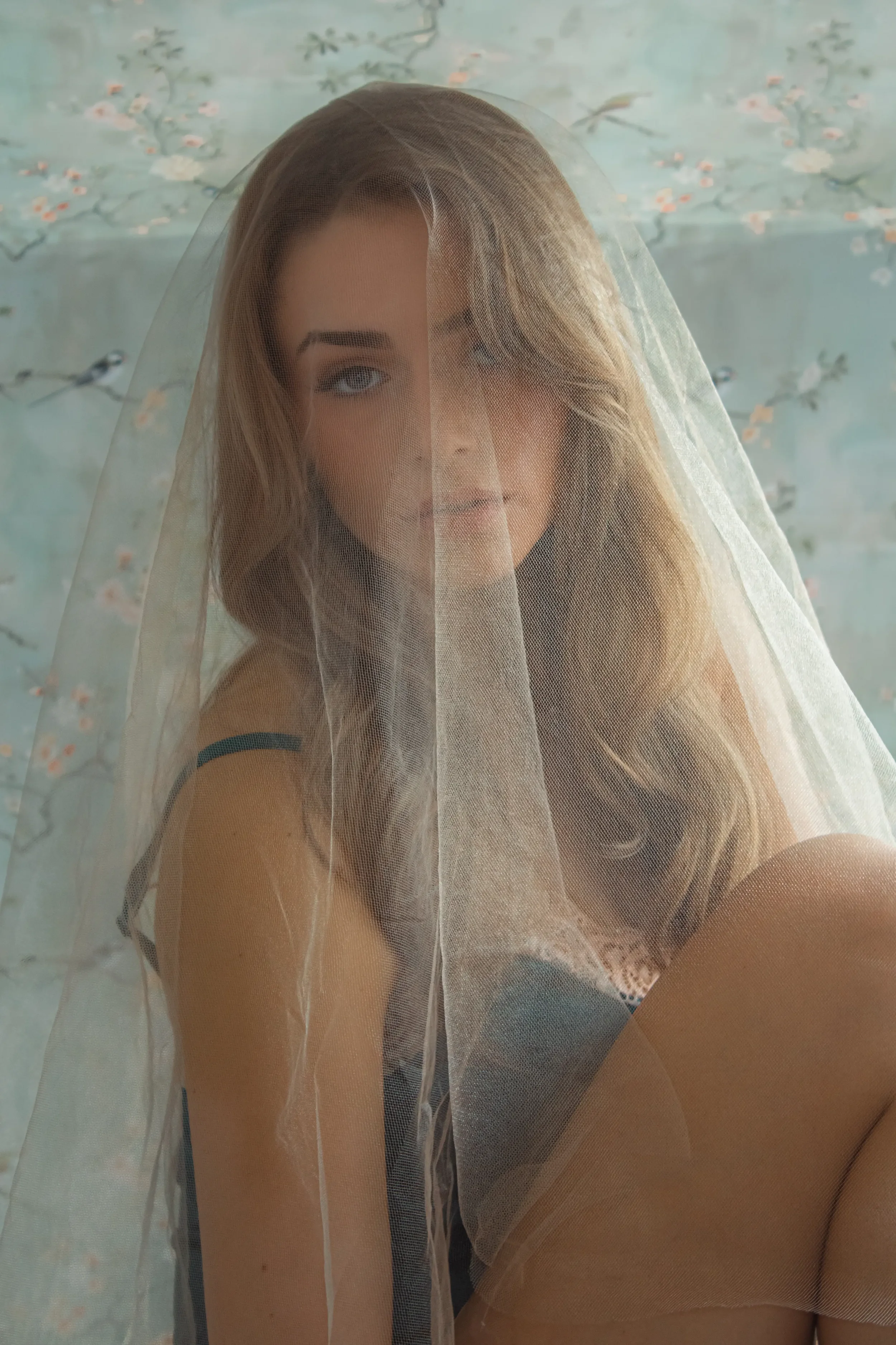 bridal boudoir featuring sophisticated styling and lingerie