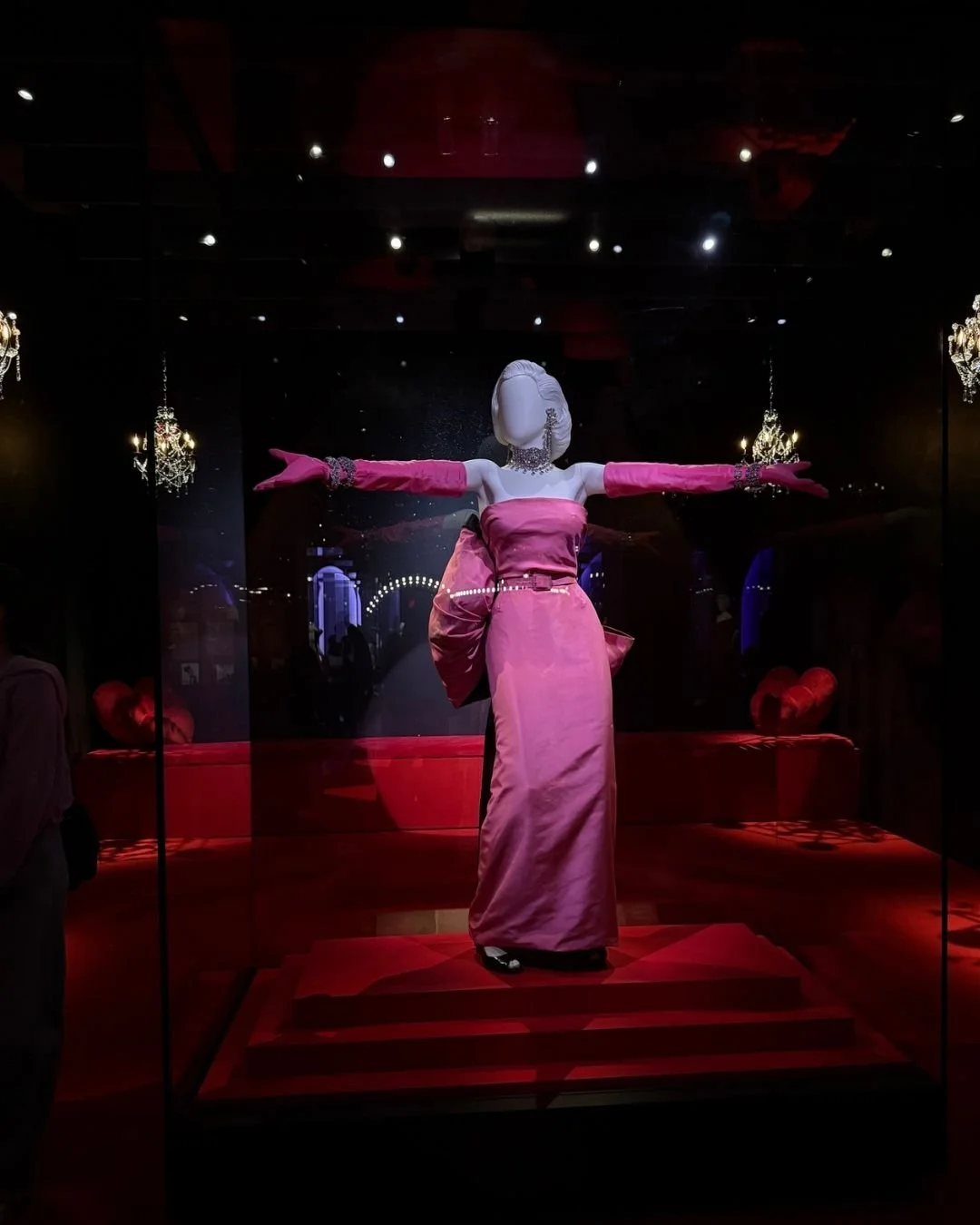 Iconic Marilyn Monroe portrait displayed at the Centennial Celebration Exhibit