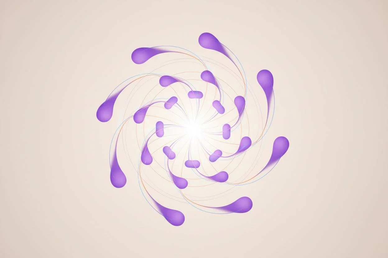 Abstract illustration of neurons for artificial intelligence