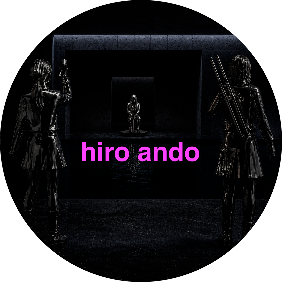 Black Mirror Cathedral by Studio CrazyNoodles featuring Japanese Neo Pop artist Hiro Ando and immersive contemporary visual culture