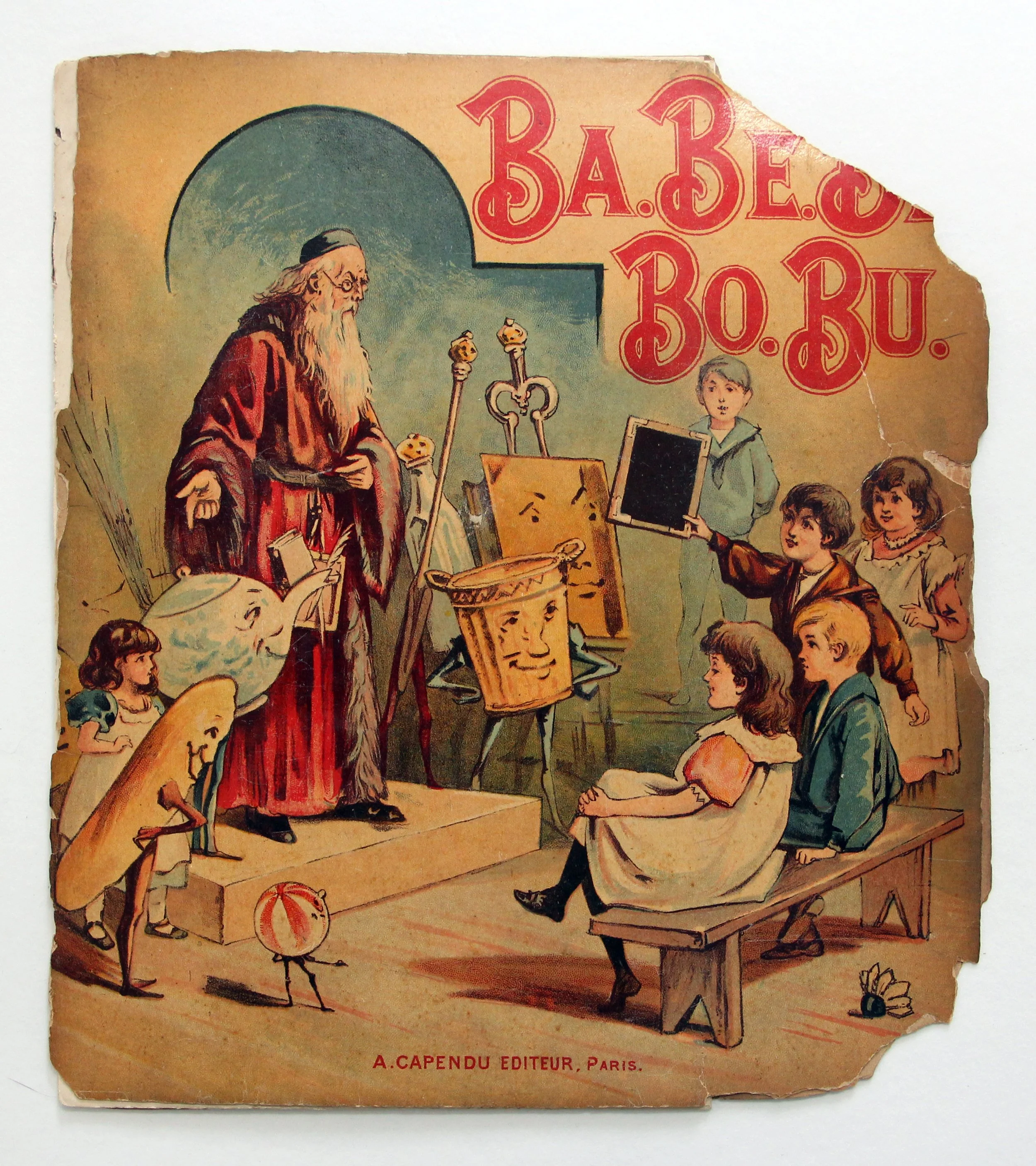 Livre animé 19eme jeunesse avant restauration