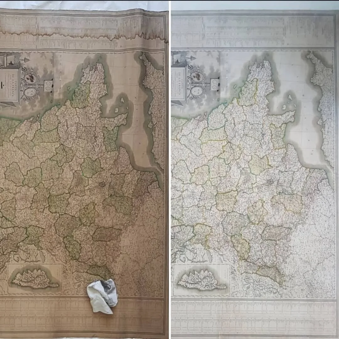 Carte ancienne de France 18ᵉ