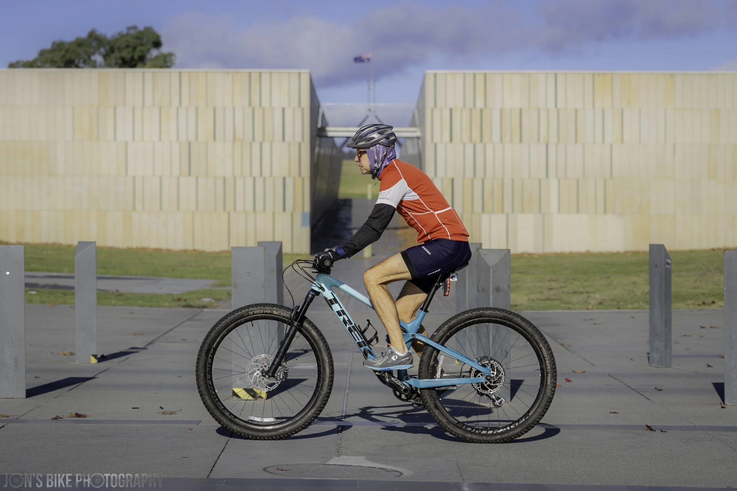 Trek MTB on a lake ride, Lake Burley Griffin, ACT, May 2026