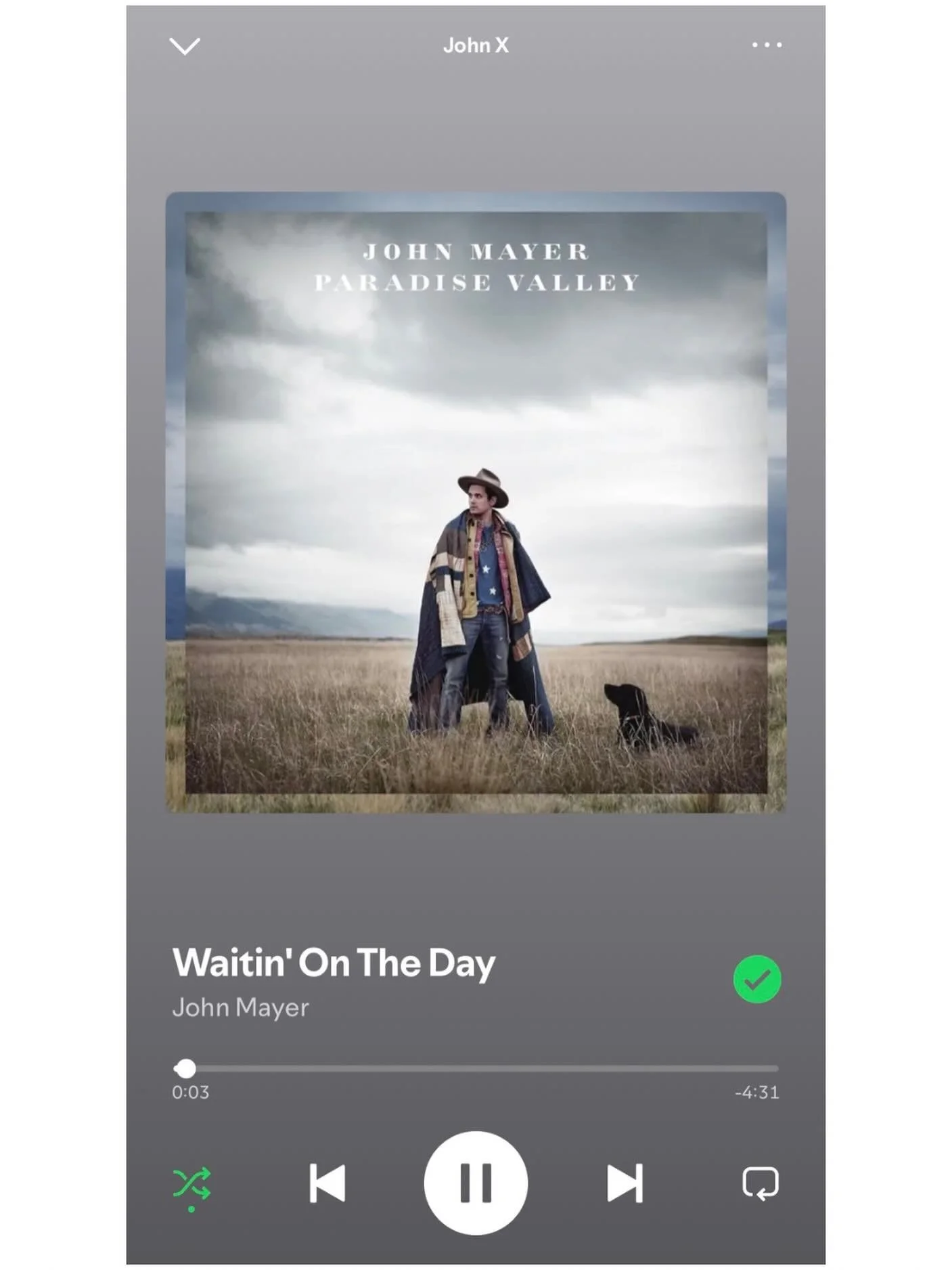 I was thinking to myself yesterday that I have had this page for over a year now and have never posted about John Mayer. Madness considering how much that I listen to him! I got into John Mayer in Covid. I have so many happy memories of me walking To