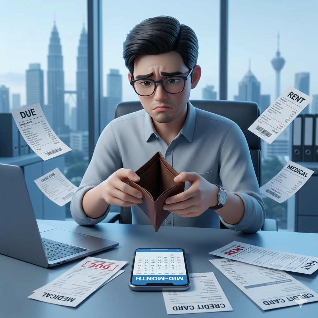 Salary in, but wallet empty within 2 weeks?