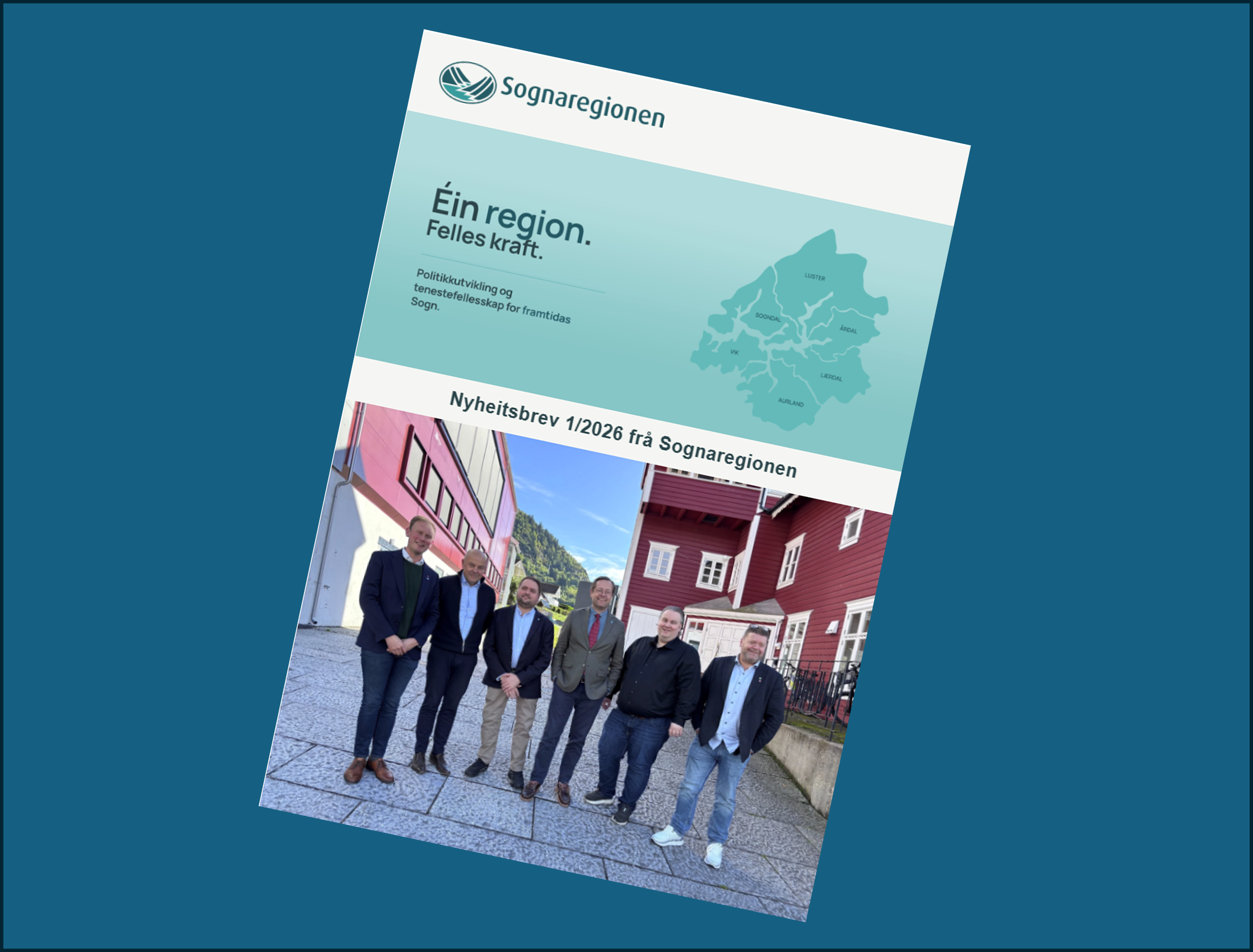 Få nytt frå Sognaregionen rett i innboksen