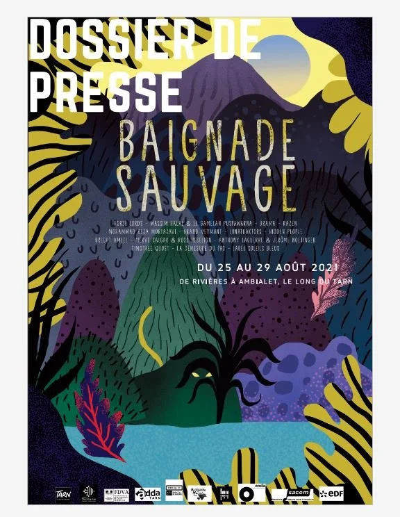 Dossier de presse pour le festival "Baignade Sauvage"