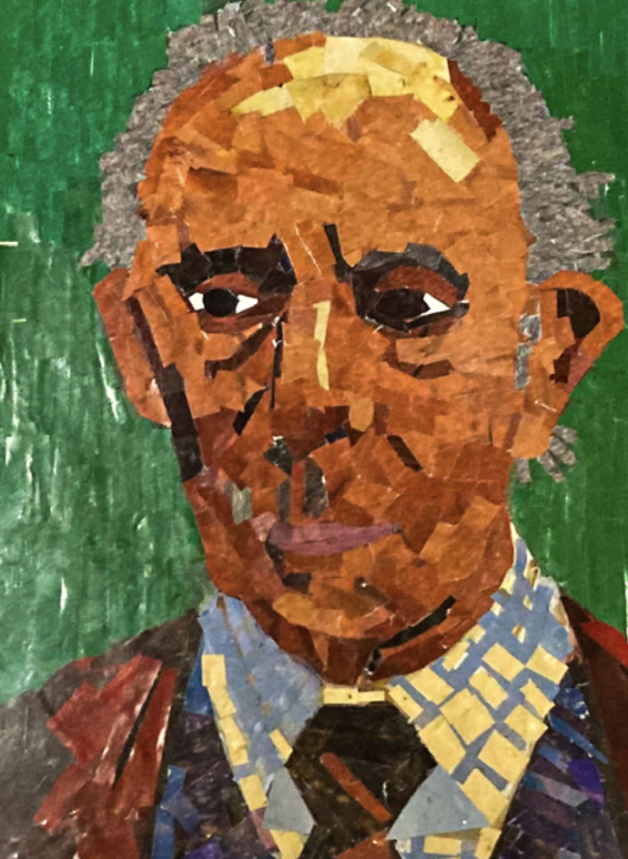 Collage d'un portrait