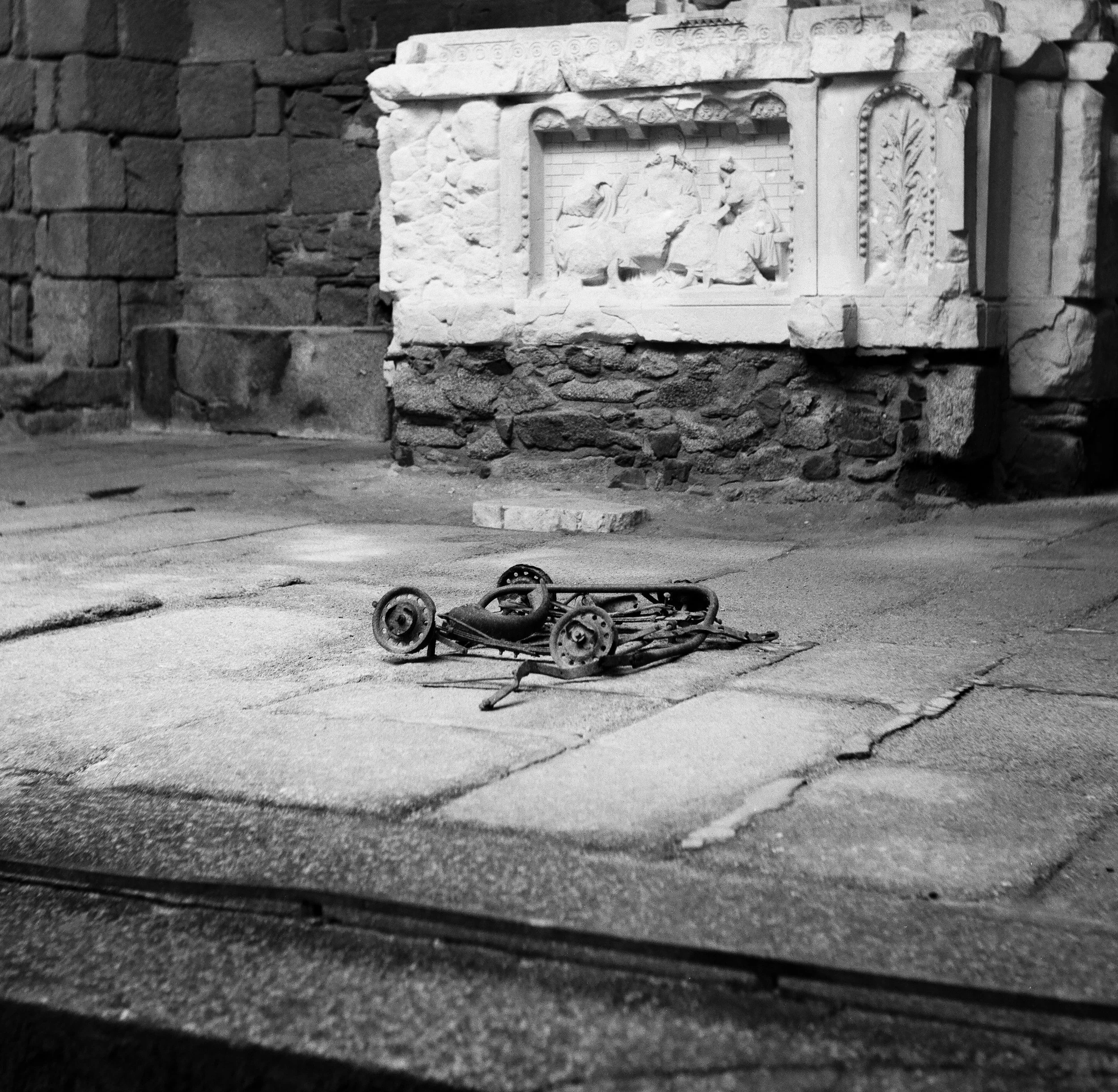 left at the altar, martyr village, oradour-sur-glane (2026)