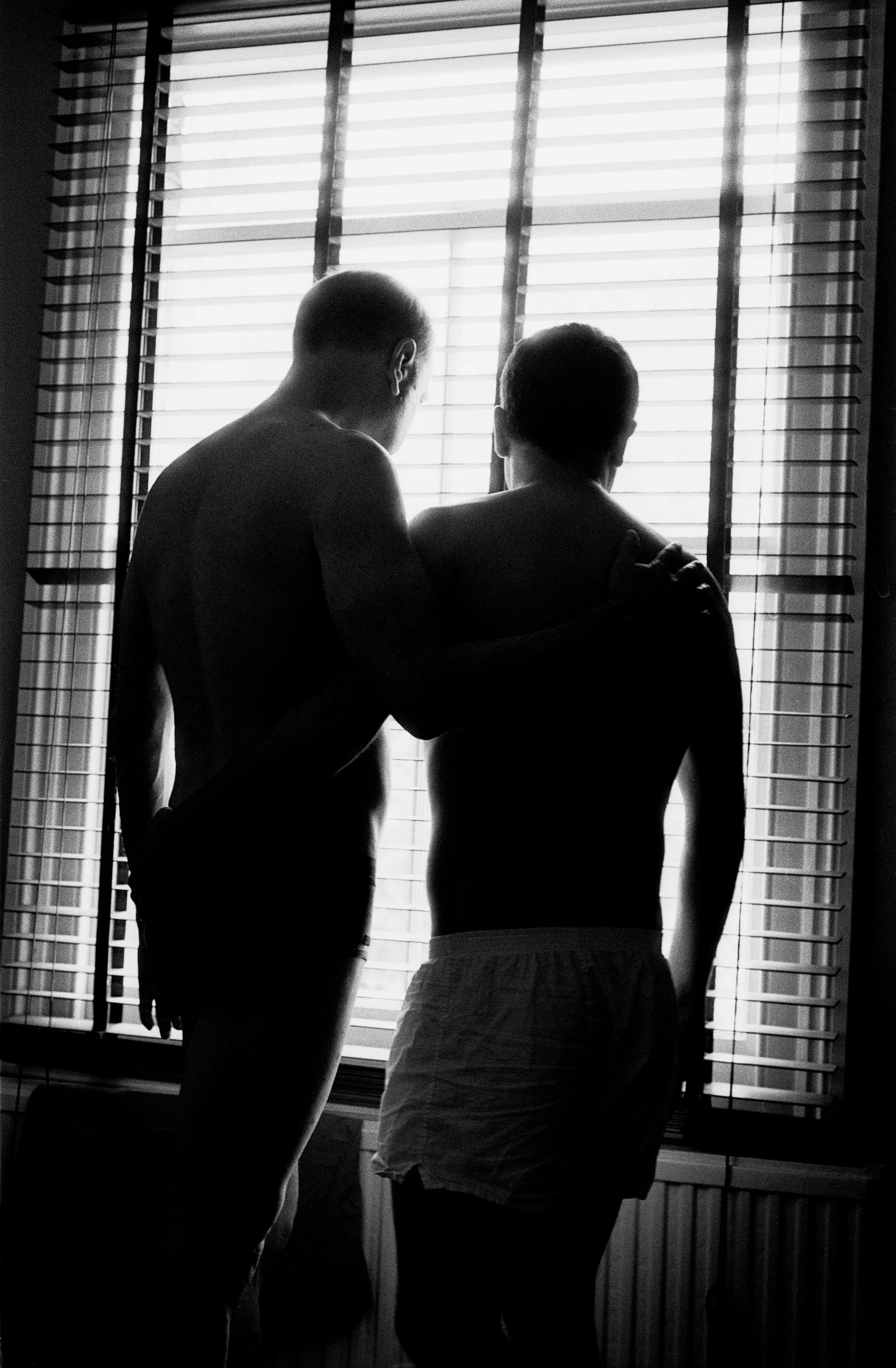 john & tom at the window (london, uk, 2008)