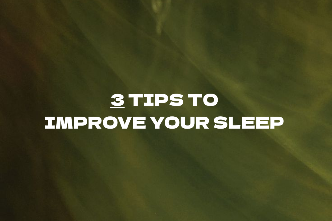 3 skills to improve your sleep