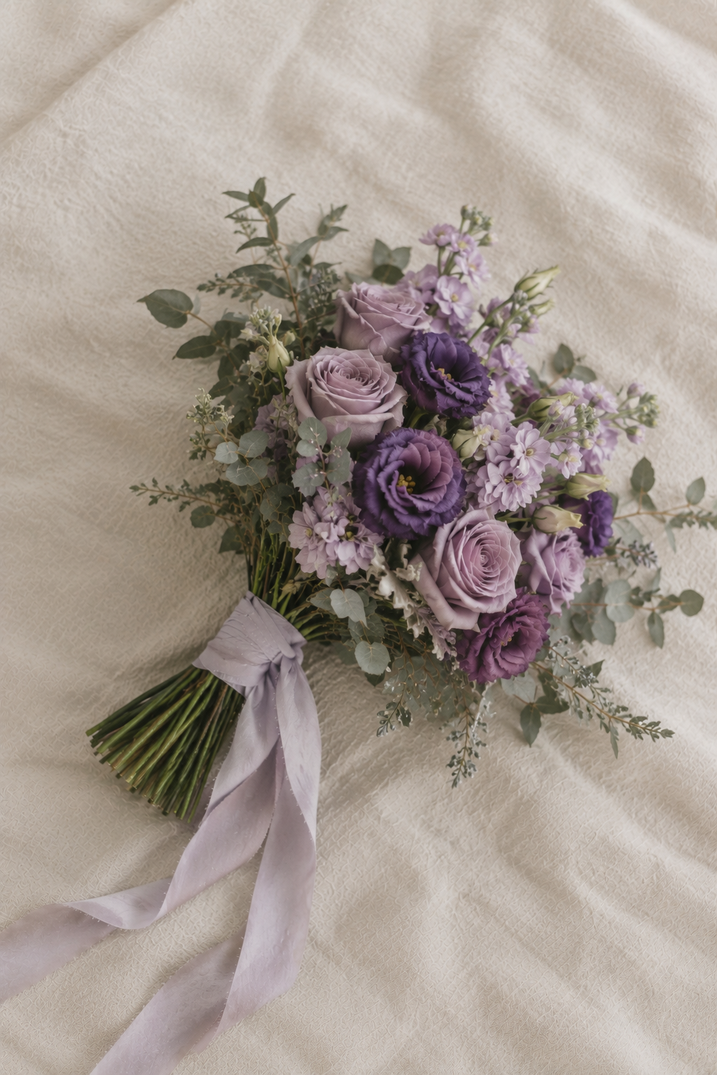 Lavender Wedding Bouquet on Linen.png
