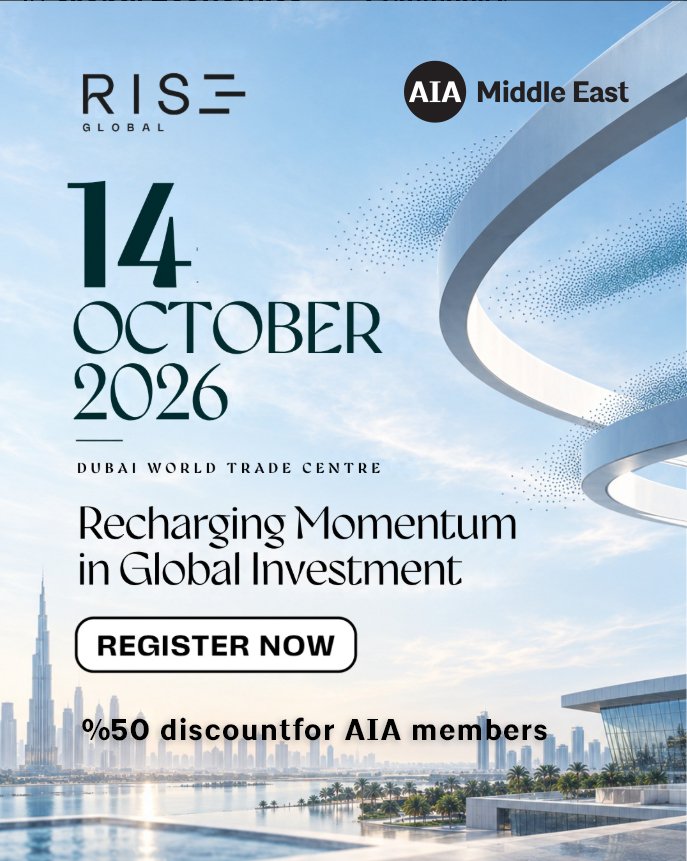 Join us in Dubai World Trade Centre, for RISE Summit on 14 October 2026. 

@riseexpo 

RISE Summit is the strategic global platform for a top-down view of the global capital and investment landscape, translating shifts in markets, trade and technolog