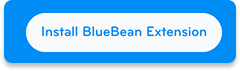 Blue button with white text that says 'Install BlueBean Extension'.