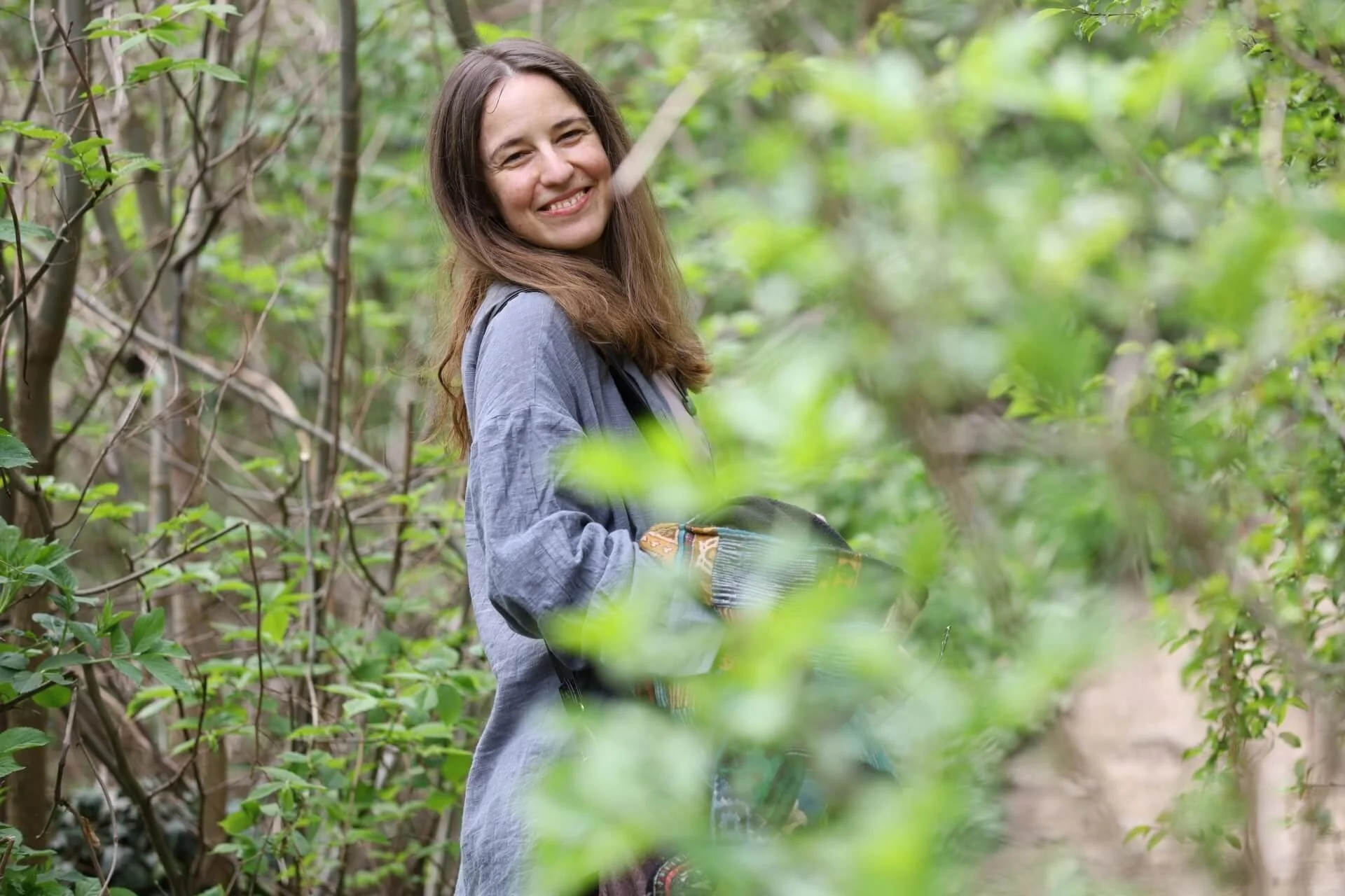 Katharina Ostermanns in der Natur