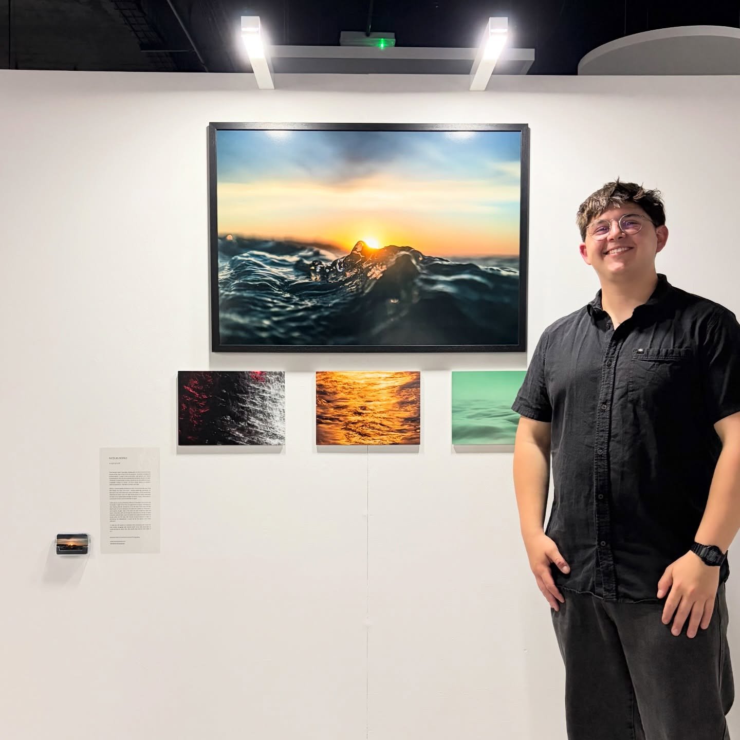 📸 The opening night for the @iop_falmouth Summer Grad Show 2026 was so much fun! 

🌅 It was amazing to see all the incredible work from all the students across the different photography courses. 

💛 Thank you to everyone who approached me with kin