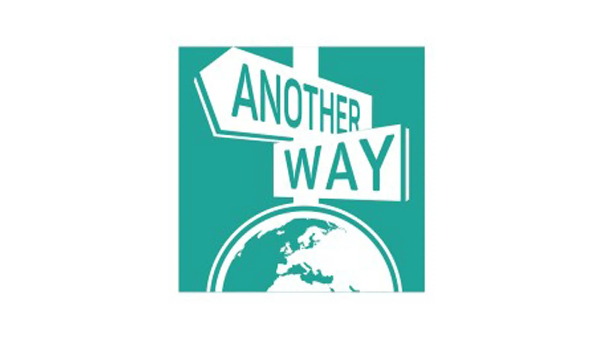 Logo for the environmental organization 'Another Way' featuring a globe.