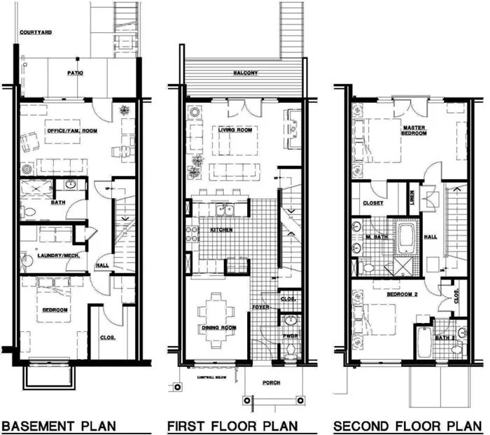 Townhouse Plans - Denver, CO
