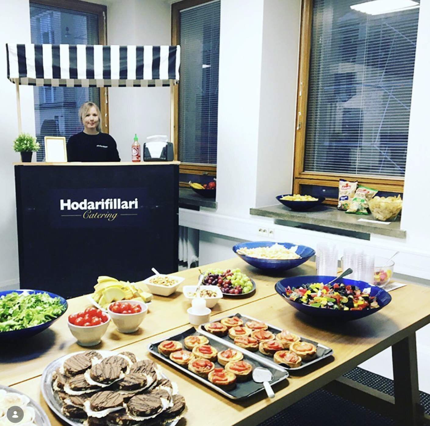 Premium-hodareita lisukkeineen Hodarifillarin hodarikärryltä

