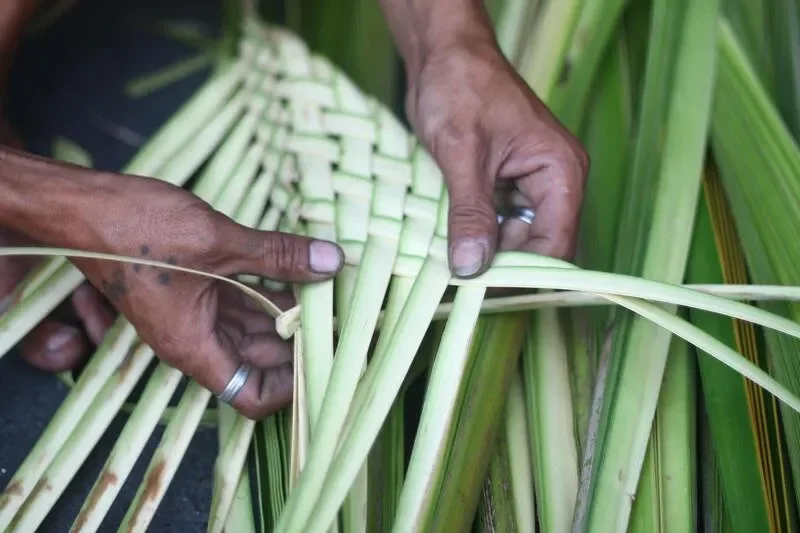 Authentic Palm Weaving Experience