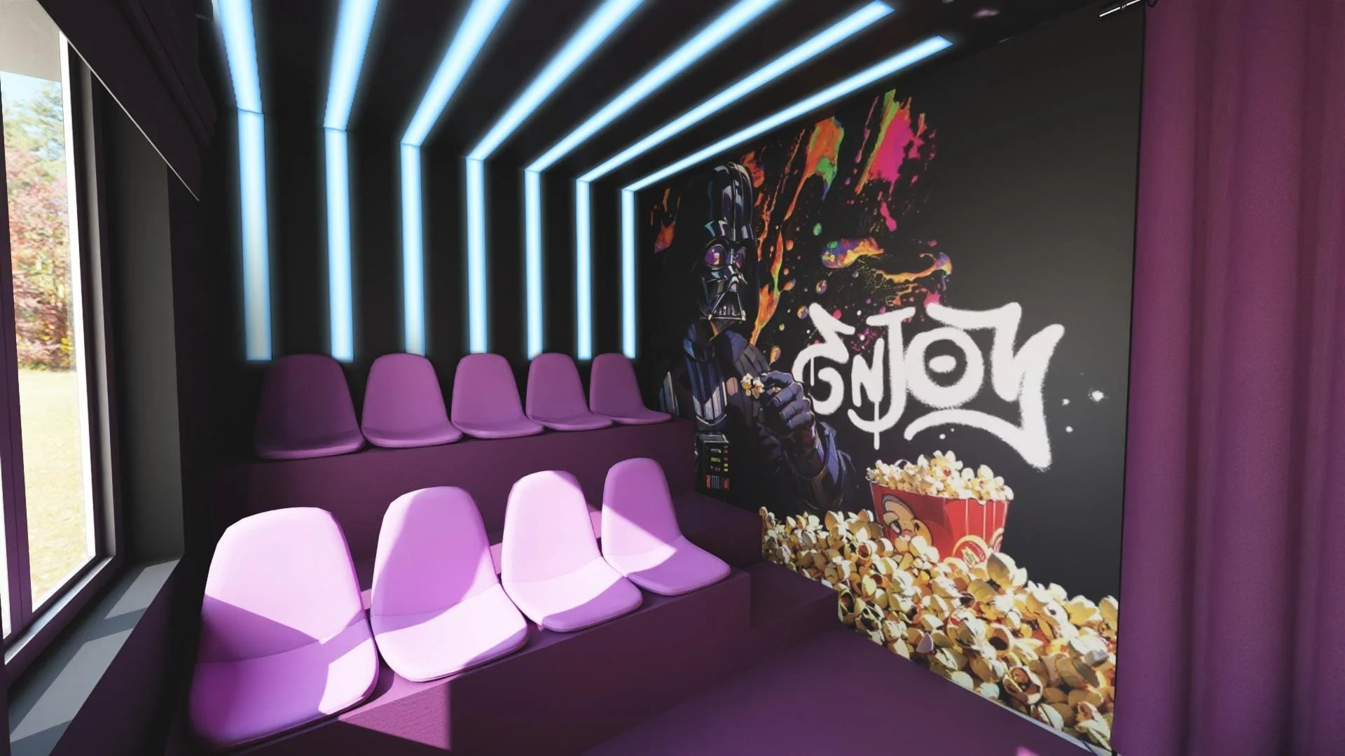 espace cinéma immersif
