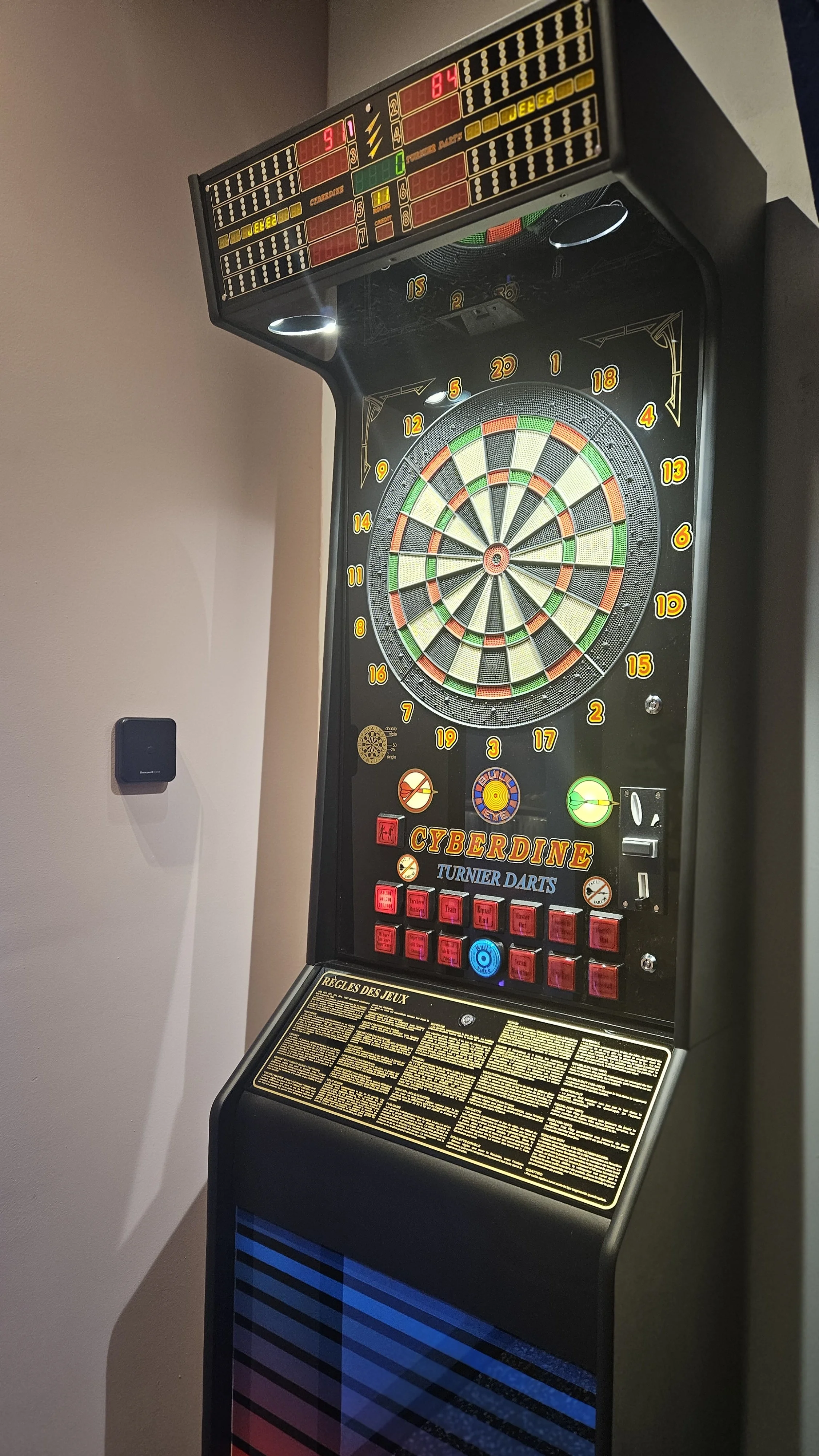 coin fléchettes