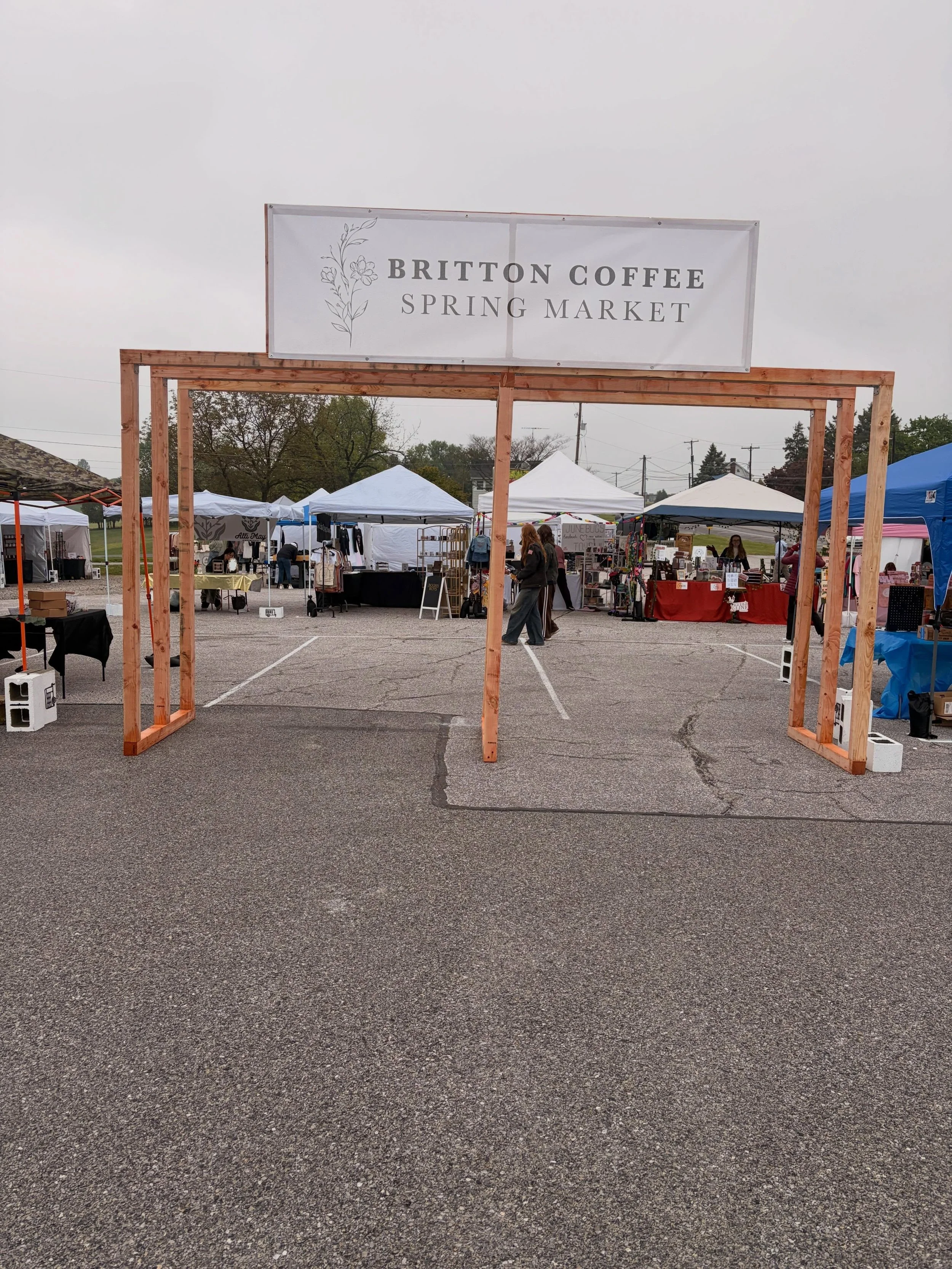 Britton Spring Market! 

Come join us today until 2. We have over 40 blind dates, new shirts, cups and bookmarks. Plus some pretty cool neighborhood.