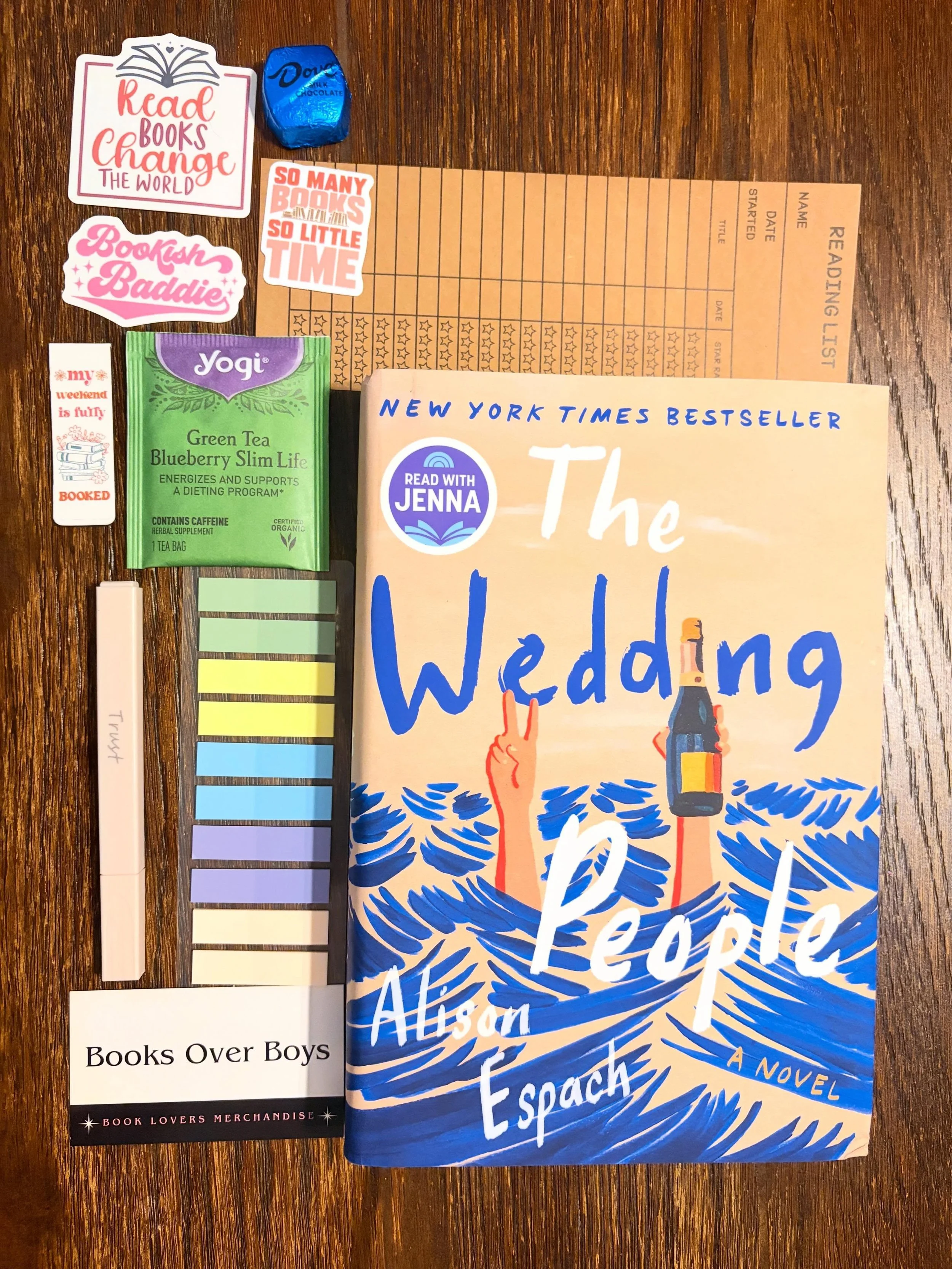 Blind Date with a Book 📕 

While you peep the common goodies we add to our dates. We have a few frequently asked questions I would like to take a moment and answer a few. 

📕Yes, they are ALWAYS new books, never used. 

📗Typically they are paperba