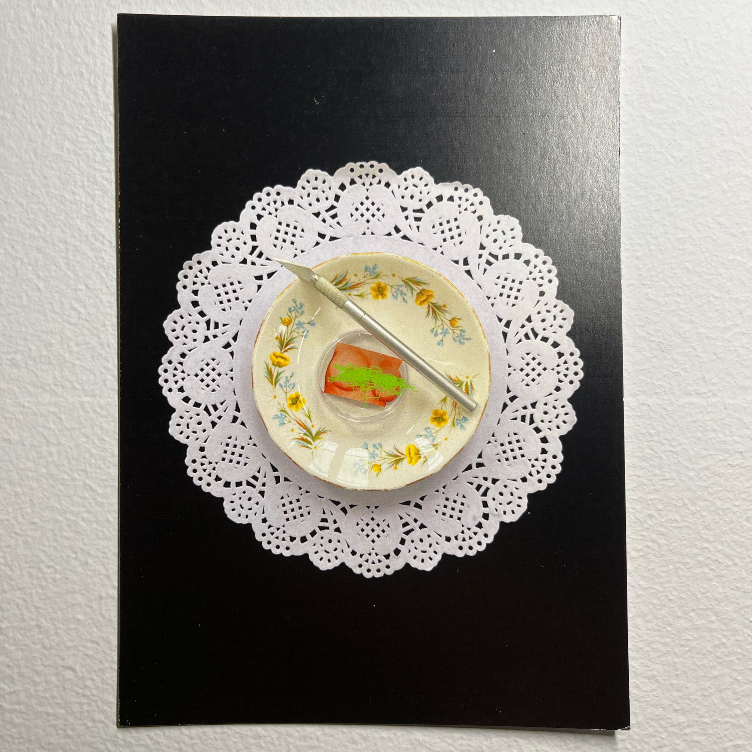 A6 postcard - ‘MEAT BAGS’