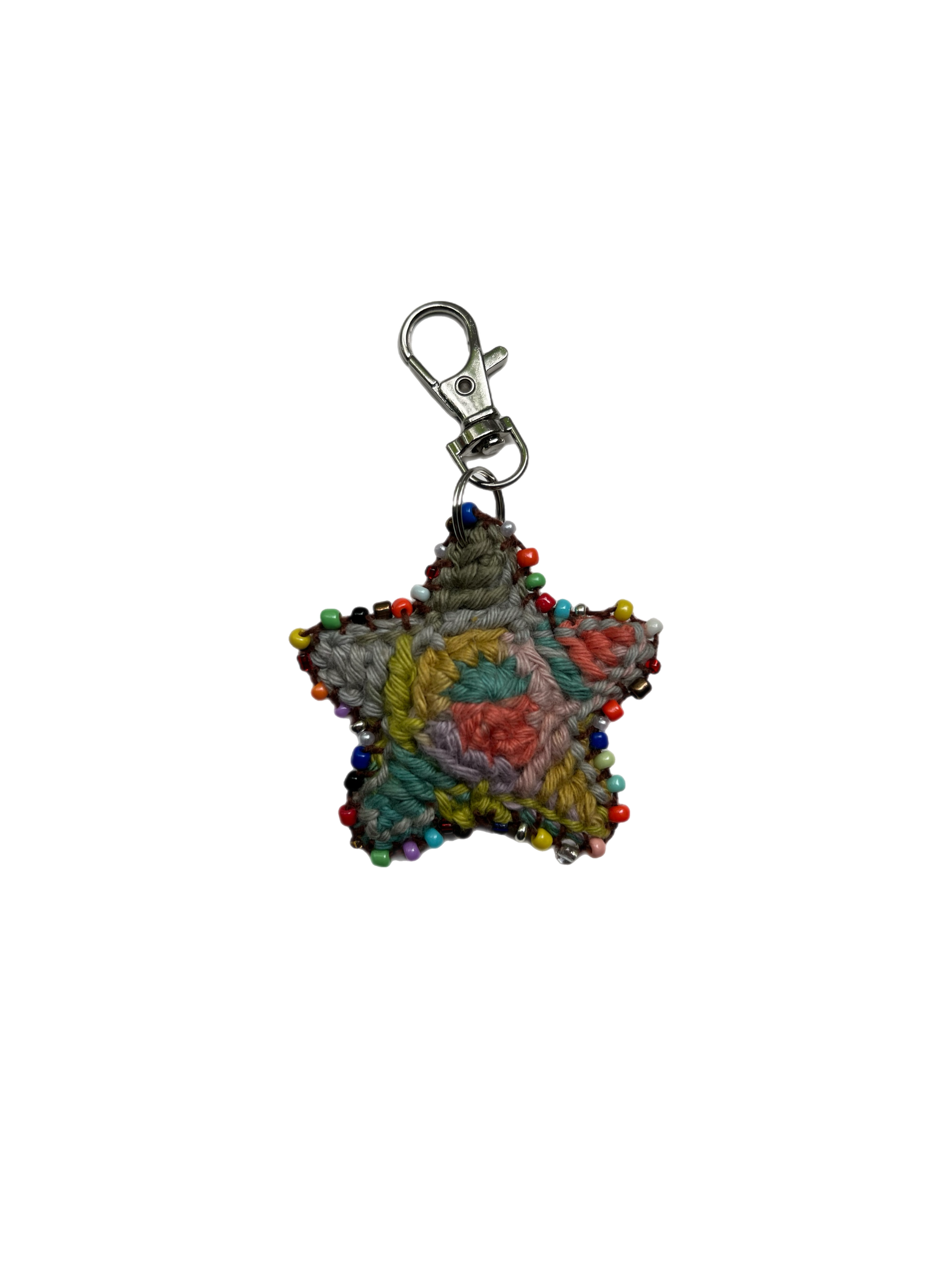 Pocket Star charm - tie dye/rainbow
