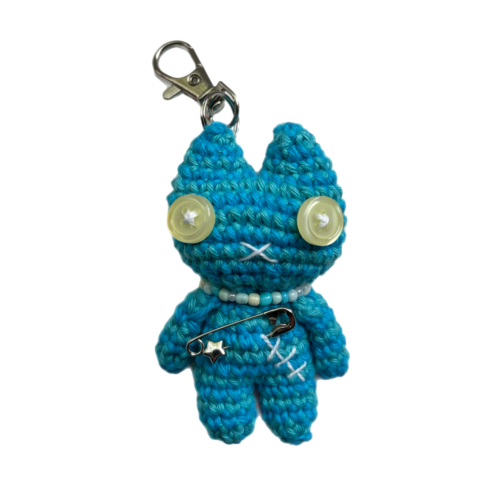 Kit Cat Charm - clear blue skies