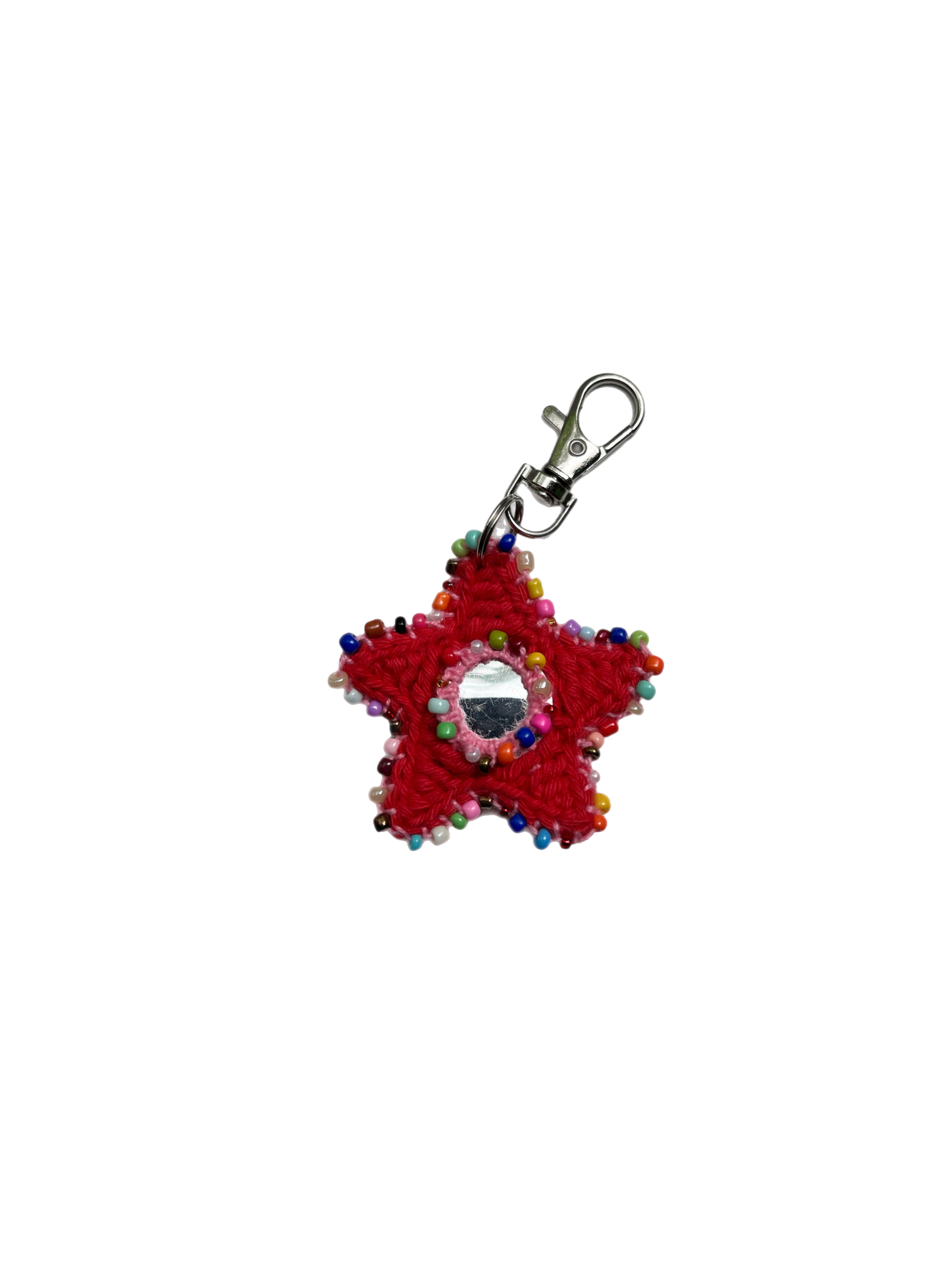 Pocket Star charm - red/rainbow