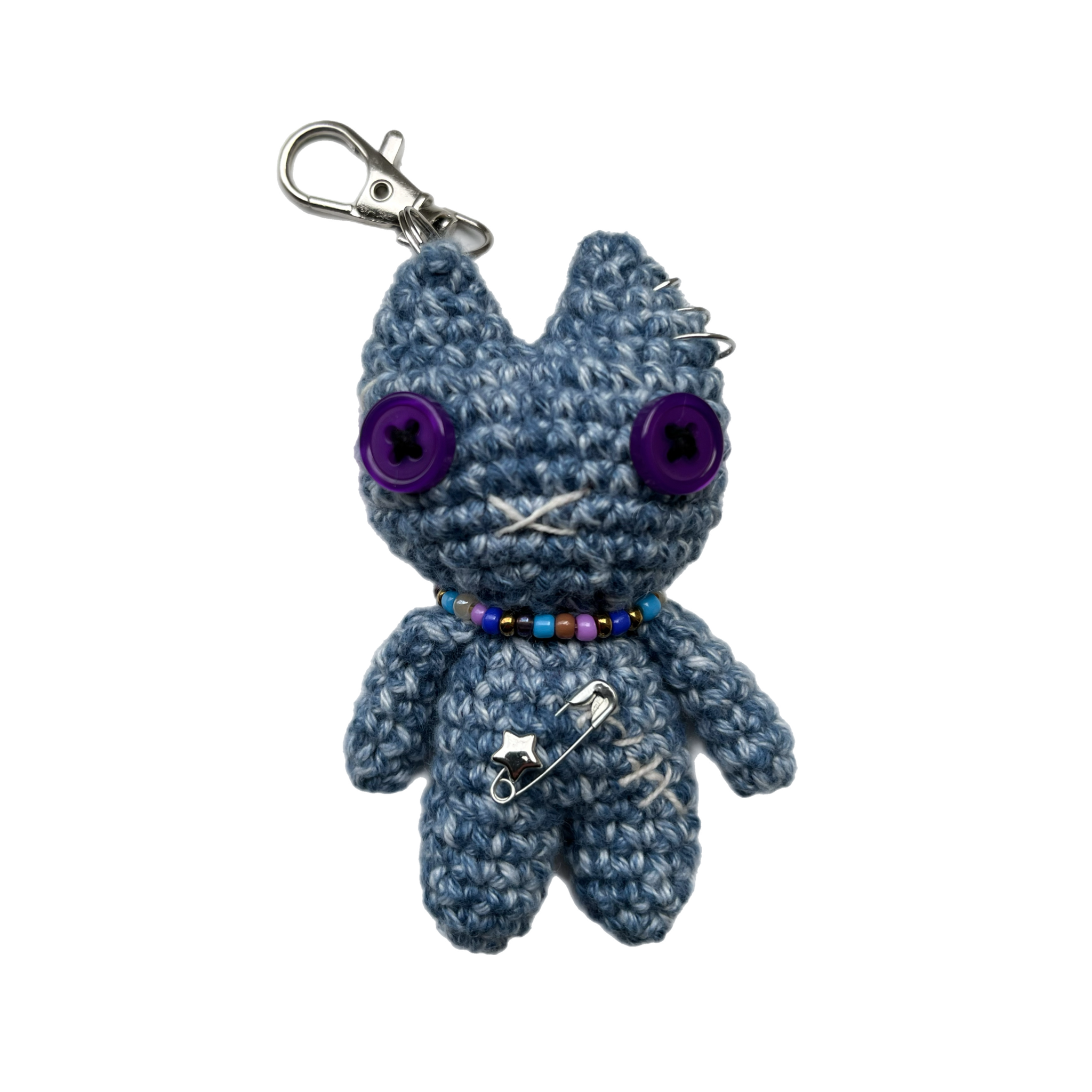 Kit Cat Charm - indigo