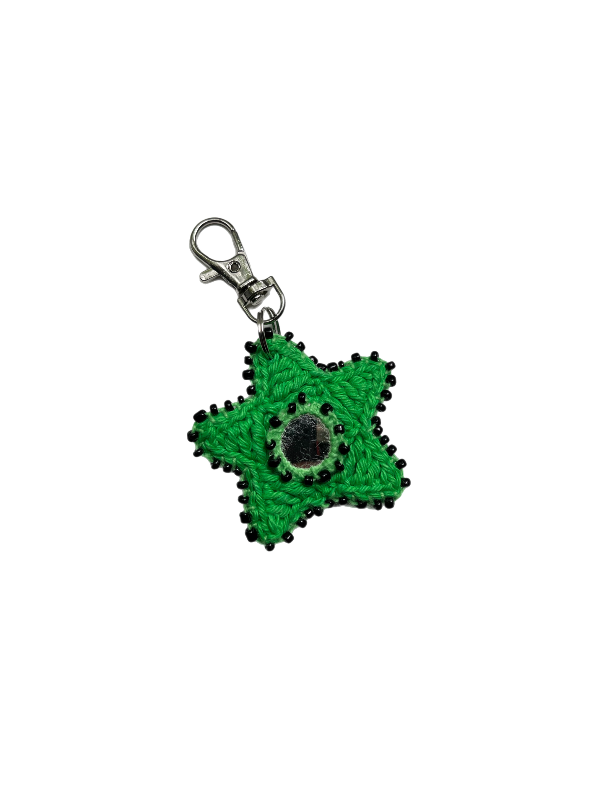 Pocket Star charm - neon green/black