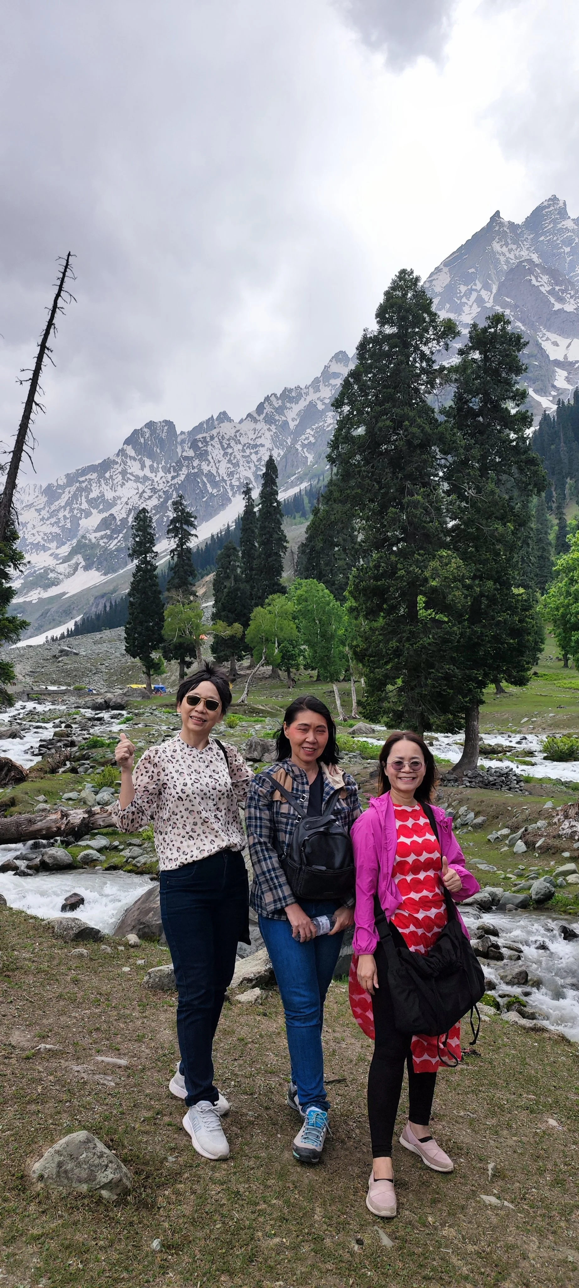 This picture is in Thajwas Glacier which takes 30 minutes horse riding to reach there.