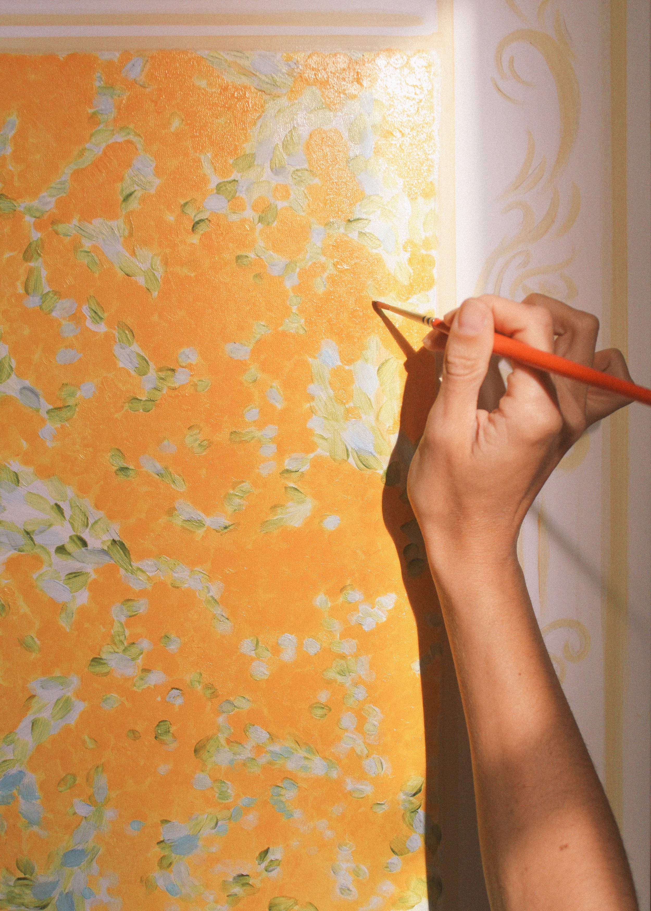 Private commission, Monaco: 7 large-format oil paintings