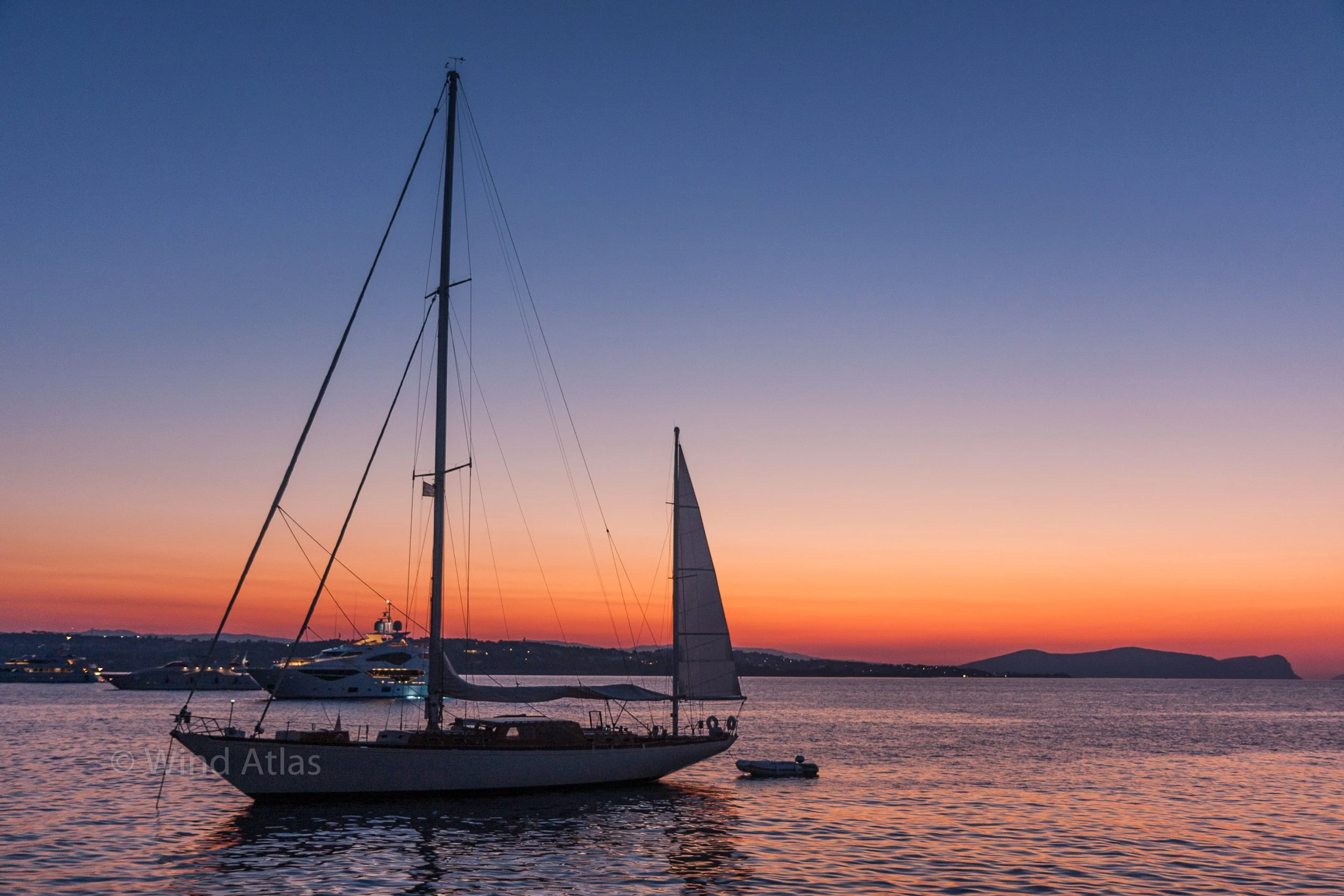 Yachts at dawn