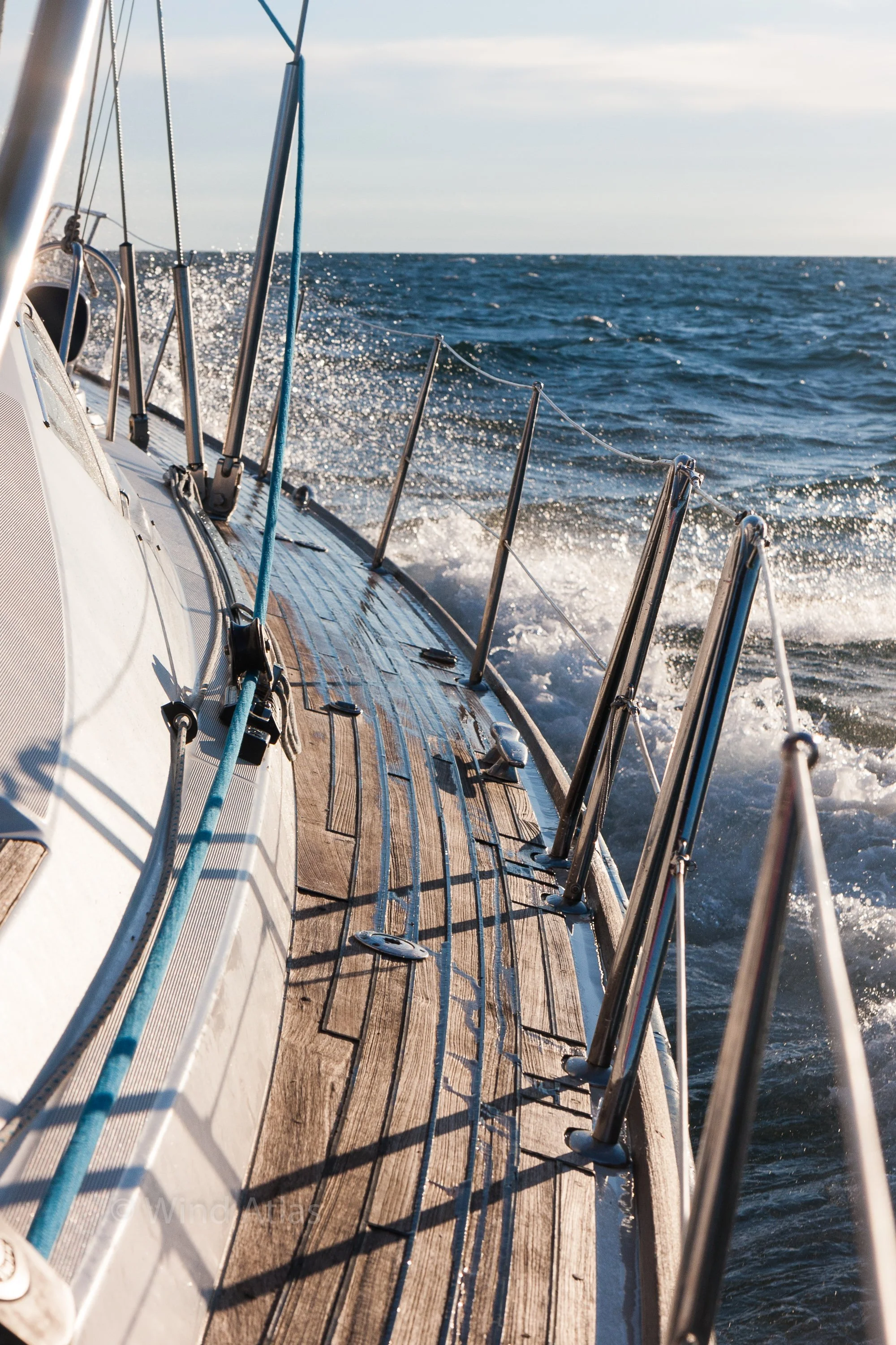 Teak deck cruising