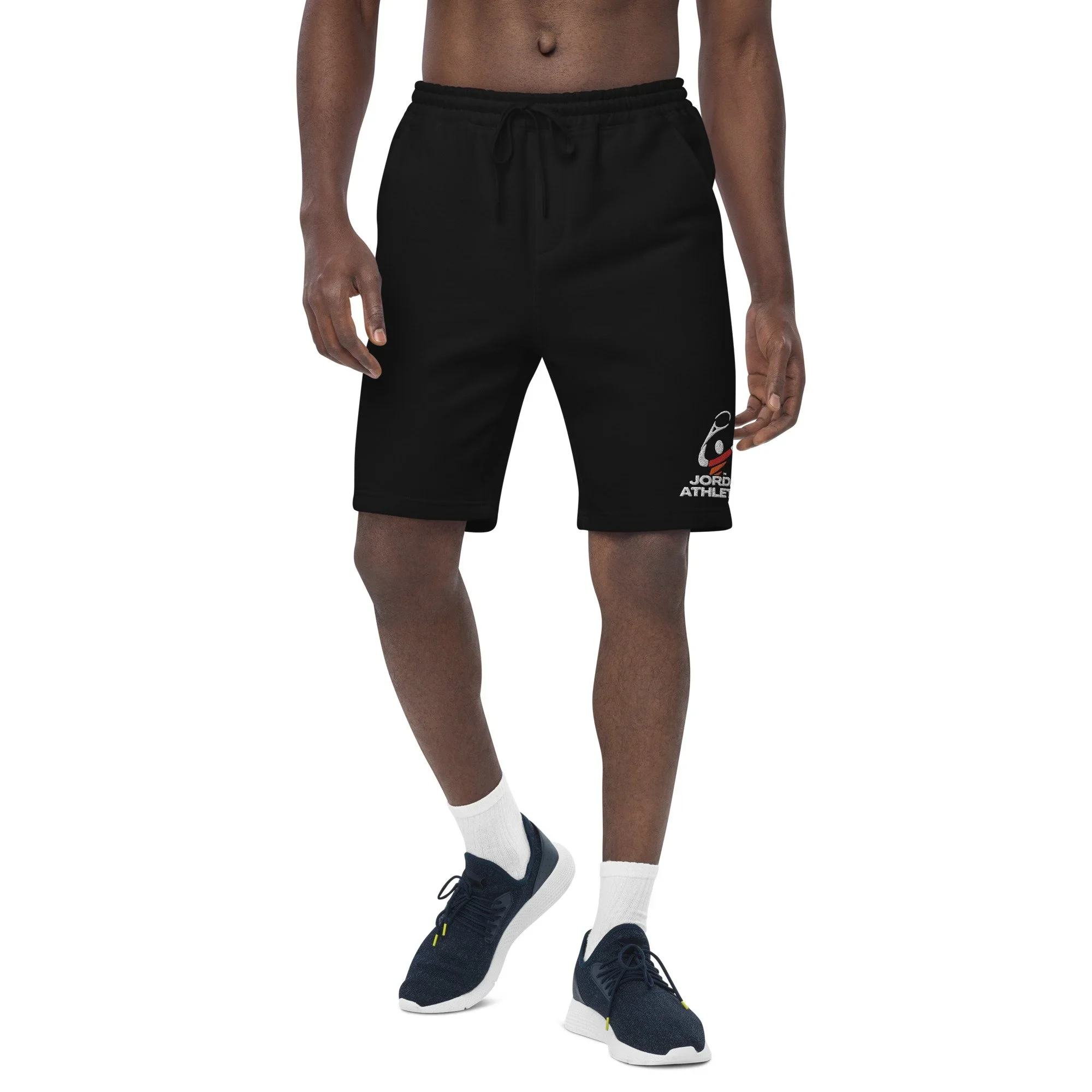 mens-fleece-shorts-black-front-667477434411e.webp