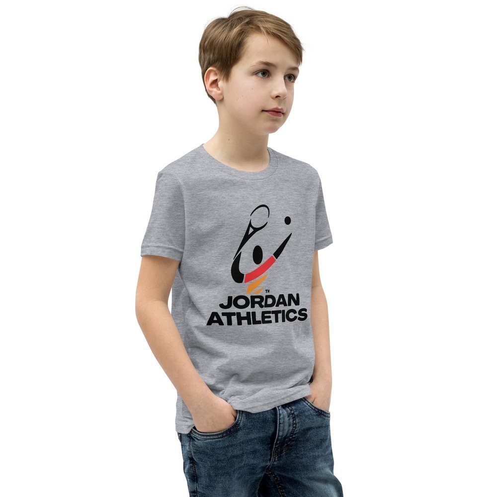 Jordan Athletics Youth Grey Short Sleeve Tee