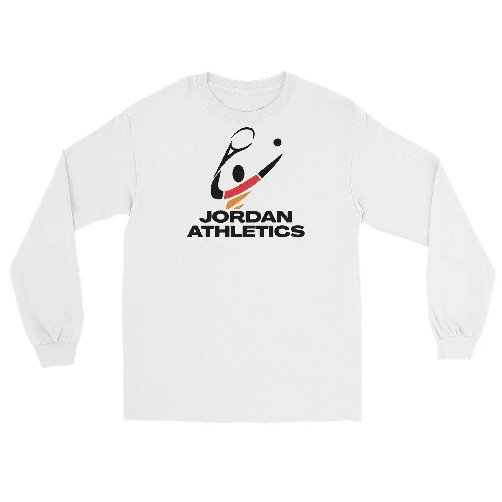 Men's White Long Sleeve Tee