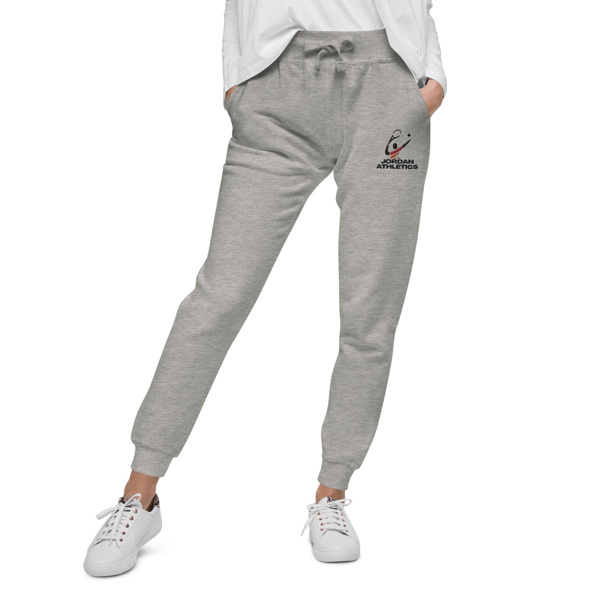 Jordan Athletics Women's Grey Fleece Sweatpants