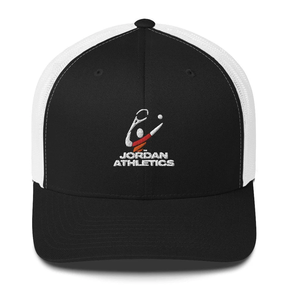 Jordan Athletics Black/White Trucker Hat