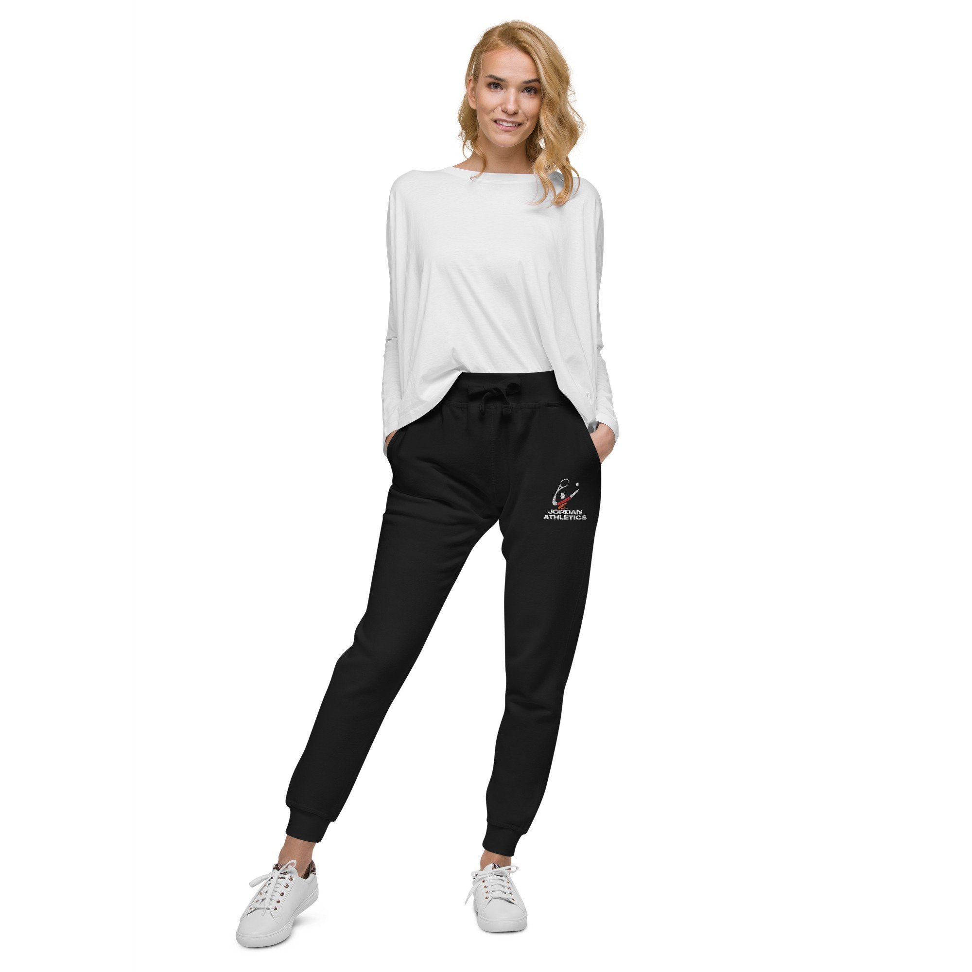 Jordan Athletics Women's Black Fleece Sweatpants