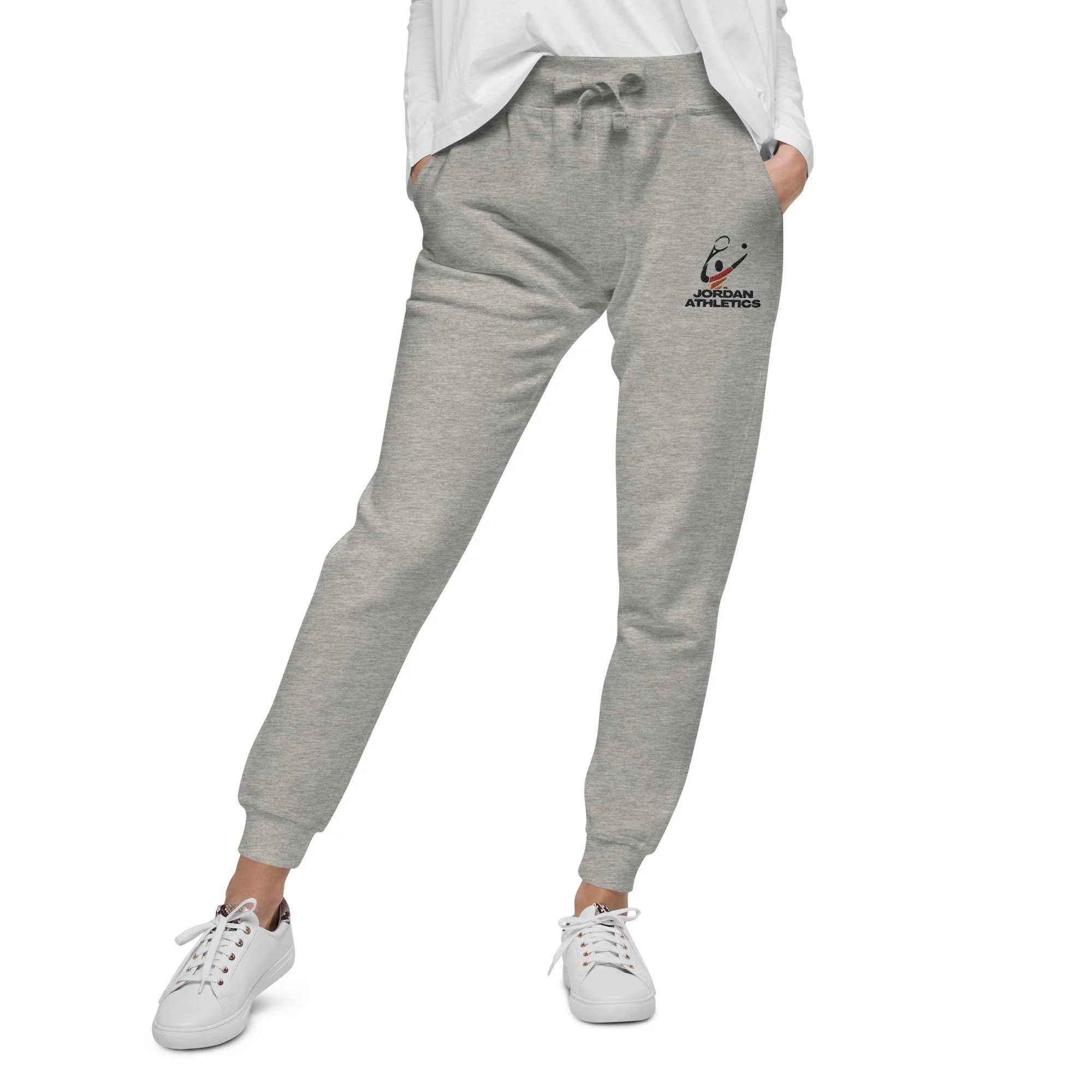 Jordan Athletics Women's Grey Fleece Sweatpants