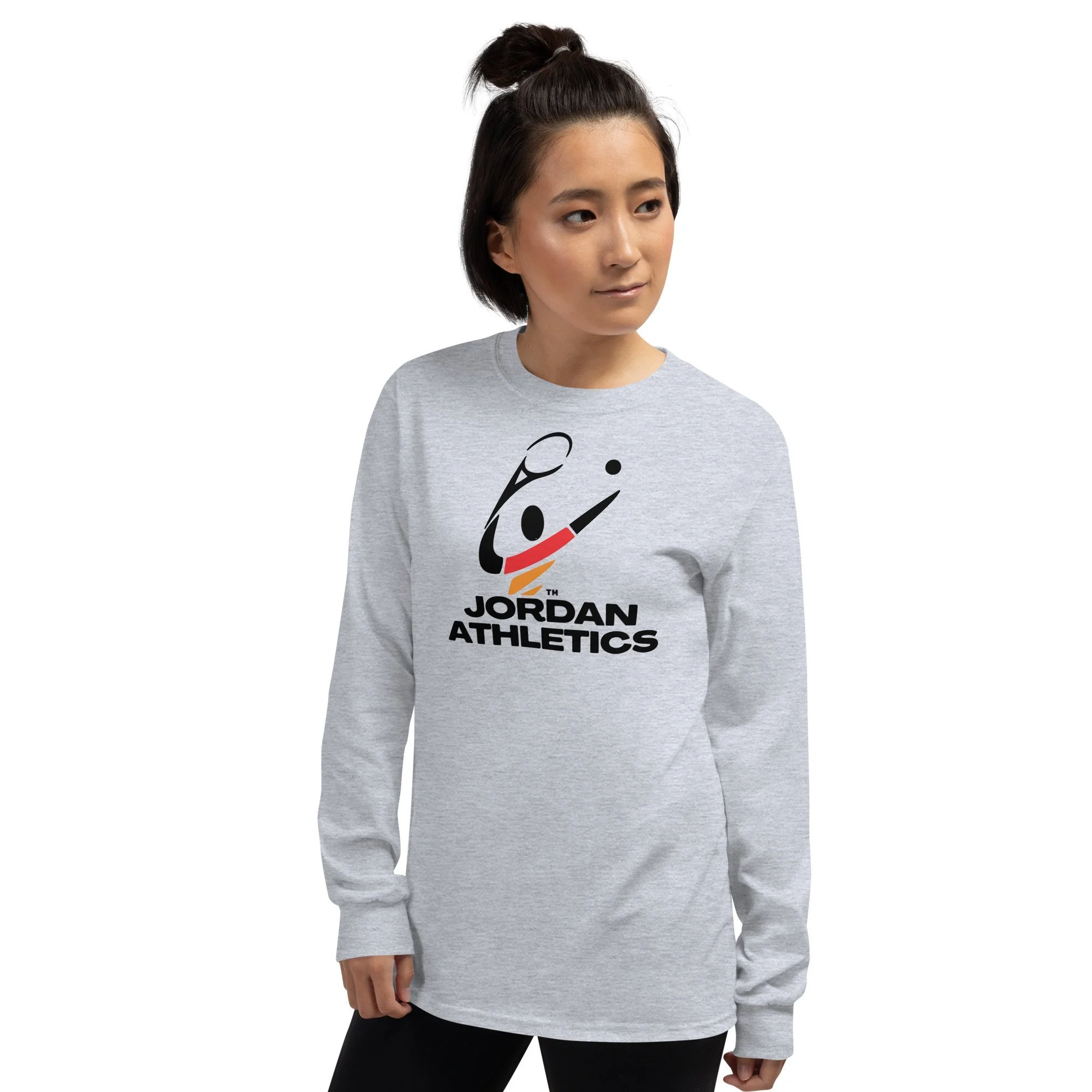 Jordan Athletics Adult Grey Long Sleeve Tee