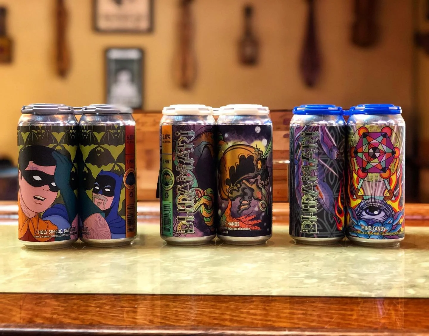 🍻 Bhramari Special Release 🍻

Super excited to have these unique brews in the shop! Limited batches made and won&rsquo;t last long! Come pick up your 4 pack today!

🍺 Holy Simcoe, Batman 
S.MA.S.H IPA with Simcoe &amp; Riverbend Base Camp 

🍺 Sto