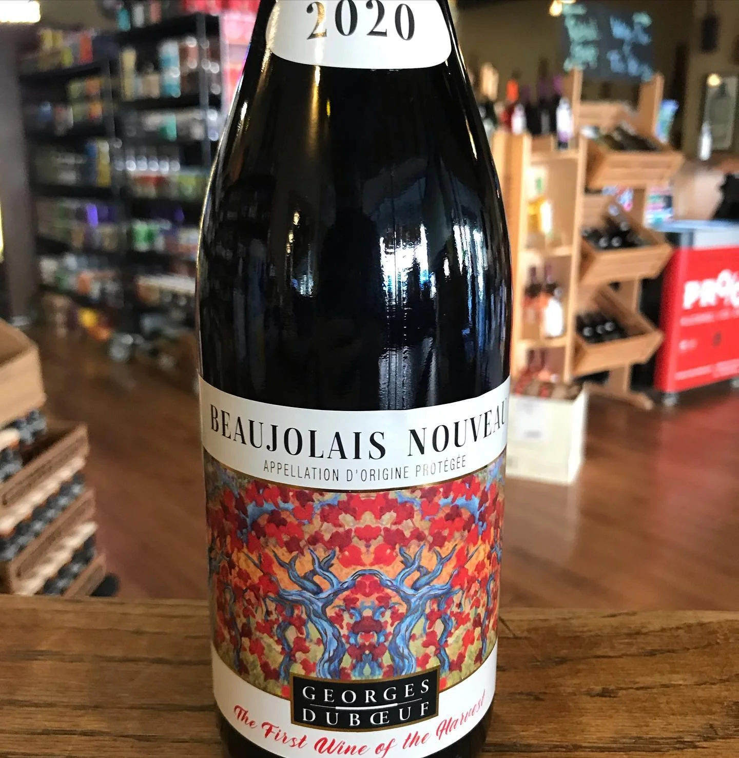 Le Beaujolais Nouveau est arrive! The first wine of the Northern Hemisphere harvest has hit the shelves and it is classically one of the best wines to go with your Thanksgiving turkey (or turkey sandwich if you&rsquo;re keeping it simple and safe thi